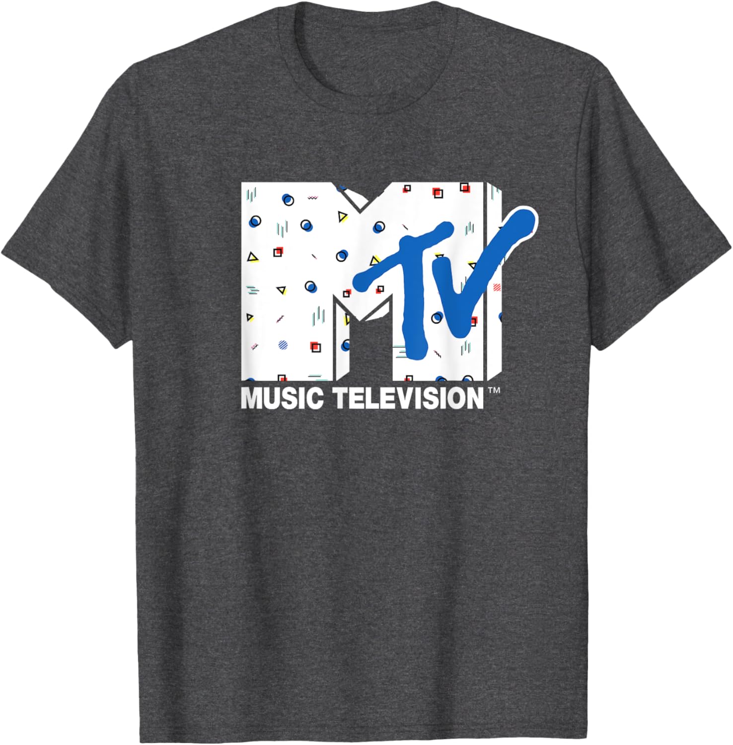 Mademark x MTV Retro Abstract Shapes T-Shirt for Trendy Fashion Lovers - 2
