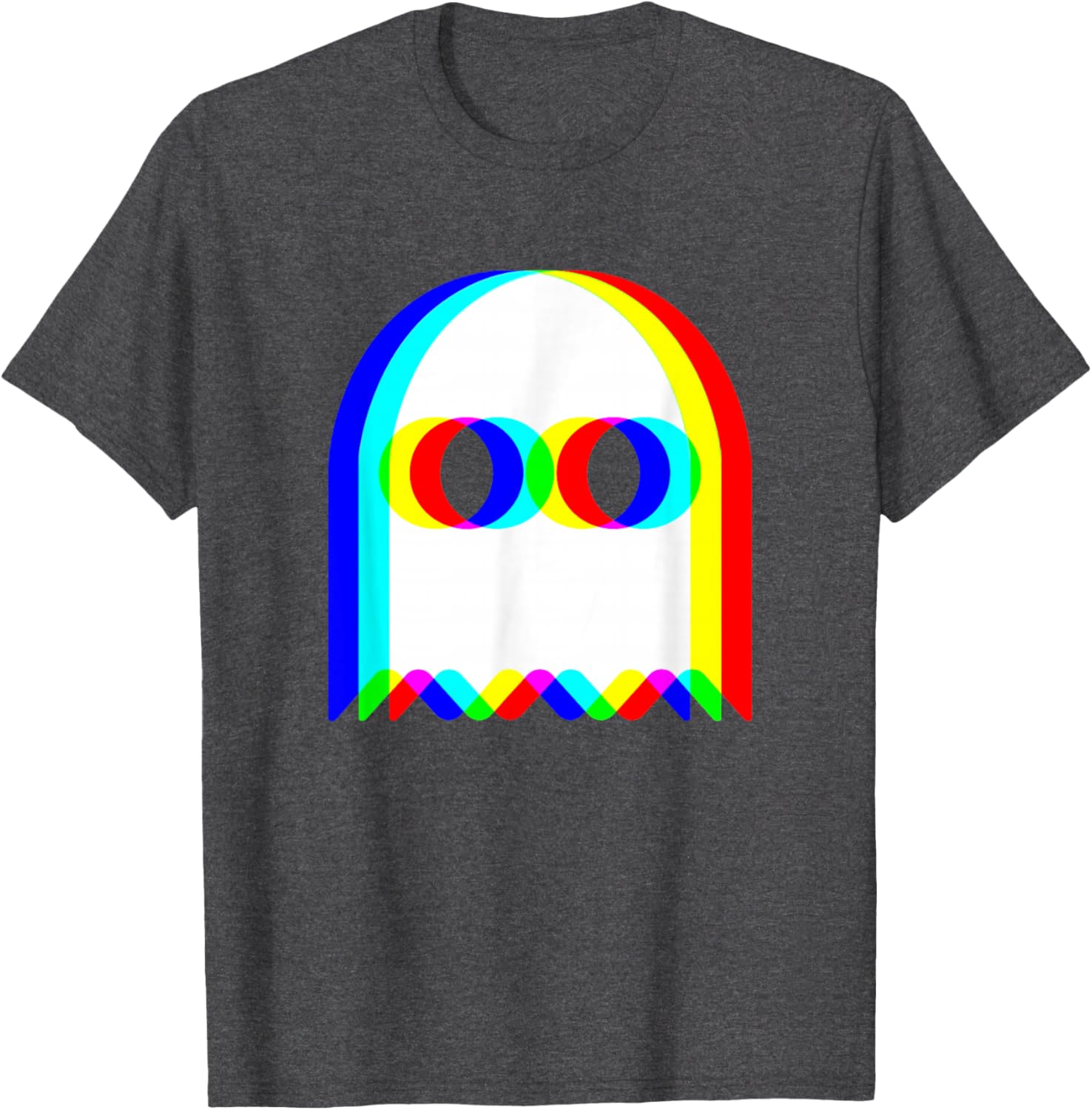 Funny Trippy Ghost Halloween T-Shirt for EDM Rave Party Fun - 2