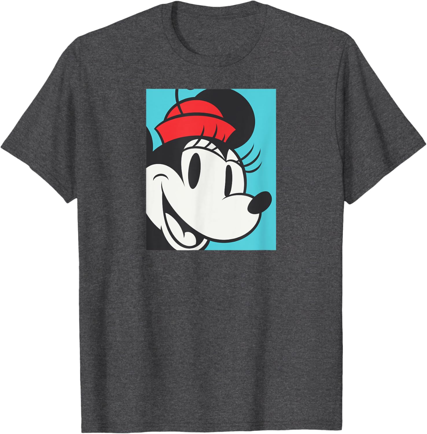 Amazon Essentials Men's Black Minnie Portrait T-Shirt Small for Casual Style - 1