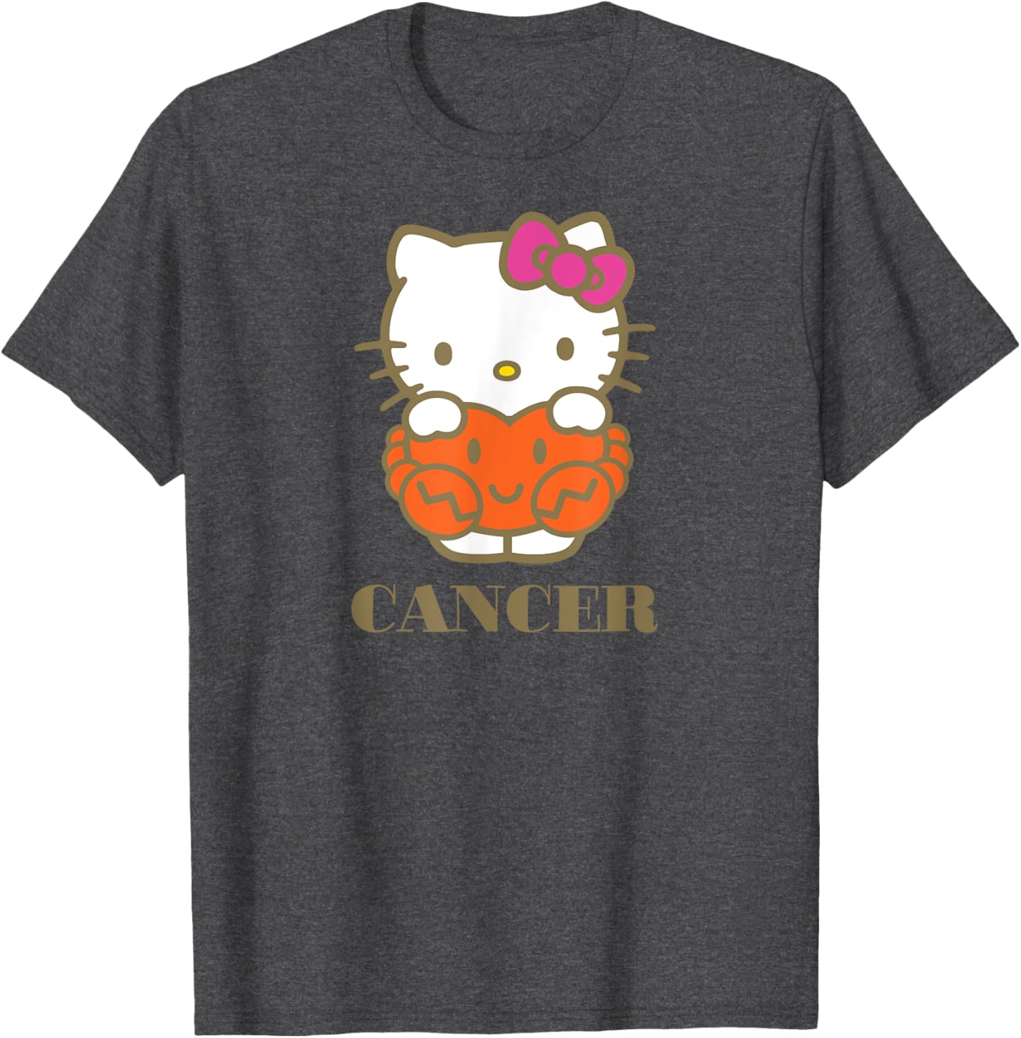 Cute Hello Kitty Zodiac Cancer T-Shirt for Stylish Fans and Collectors - 16