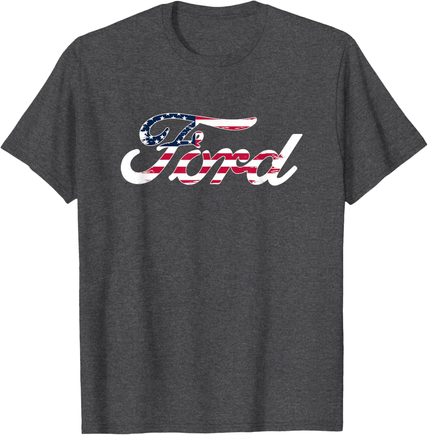 Ford Script American Flag Logo T-Shirt for Patriotic Style and Comfort - 5
