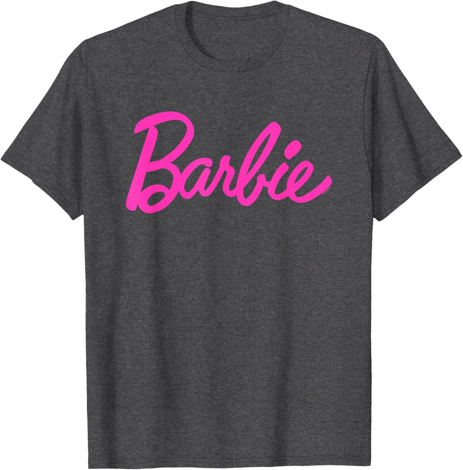 Barbie Classic Script Pink Logo T-Shirt for Trendy Fashion Lovers - 1