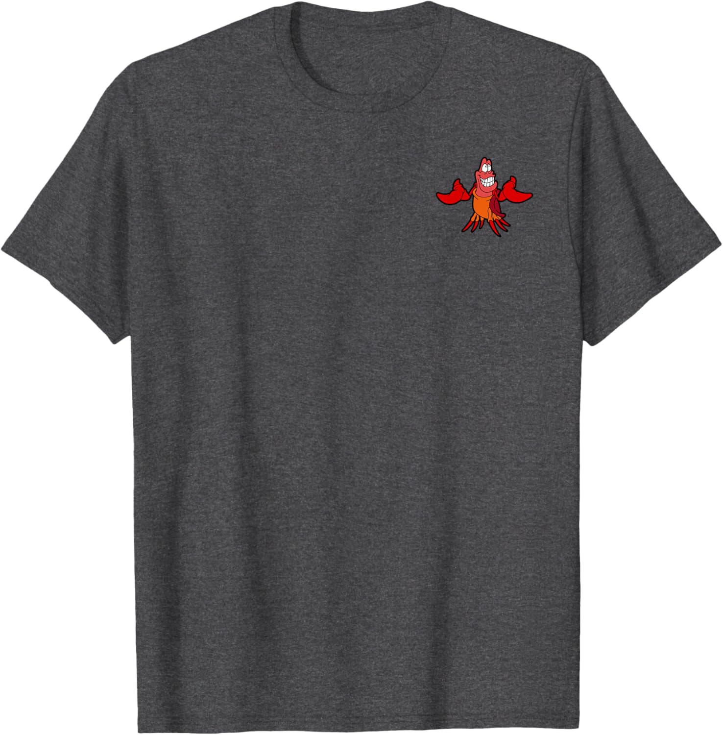 Disney The Little Mermaid Sebastian Crab Pocket Icon T-Shirt for Fun Style - 11