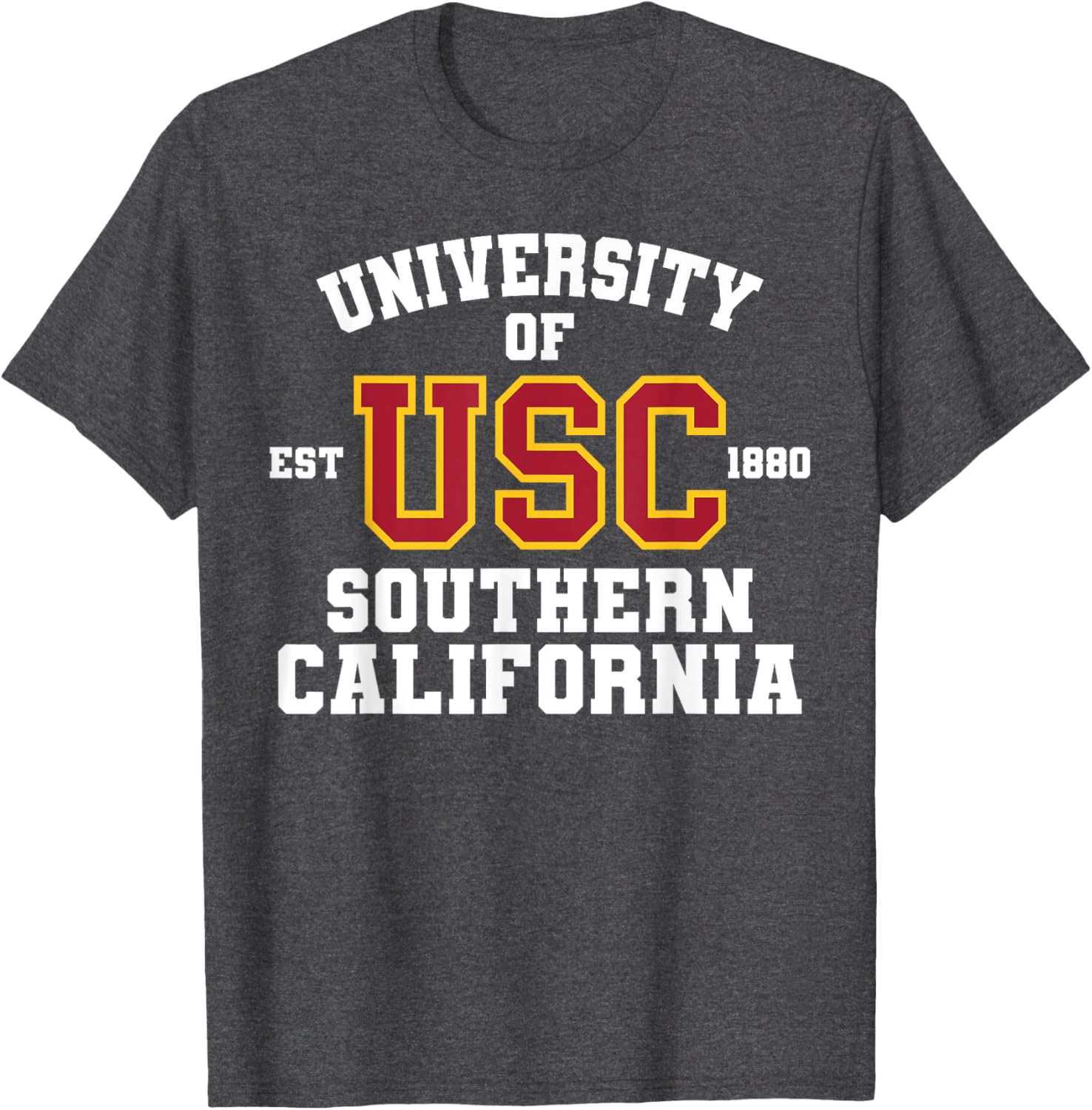 USC Established 1880 University of Southern California T-Shirt for Fans - 11