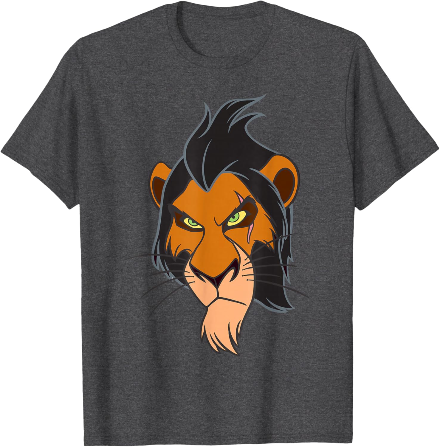 Disney Scar Big Face Costume T-Shirt for Lion King Fans - 6