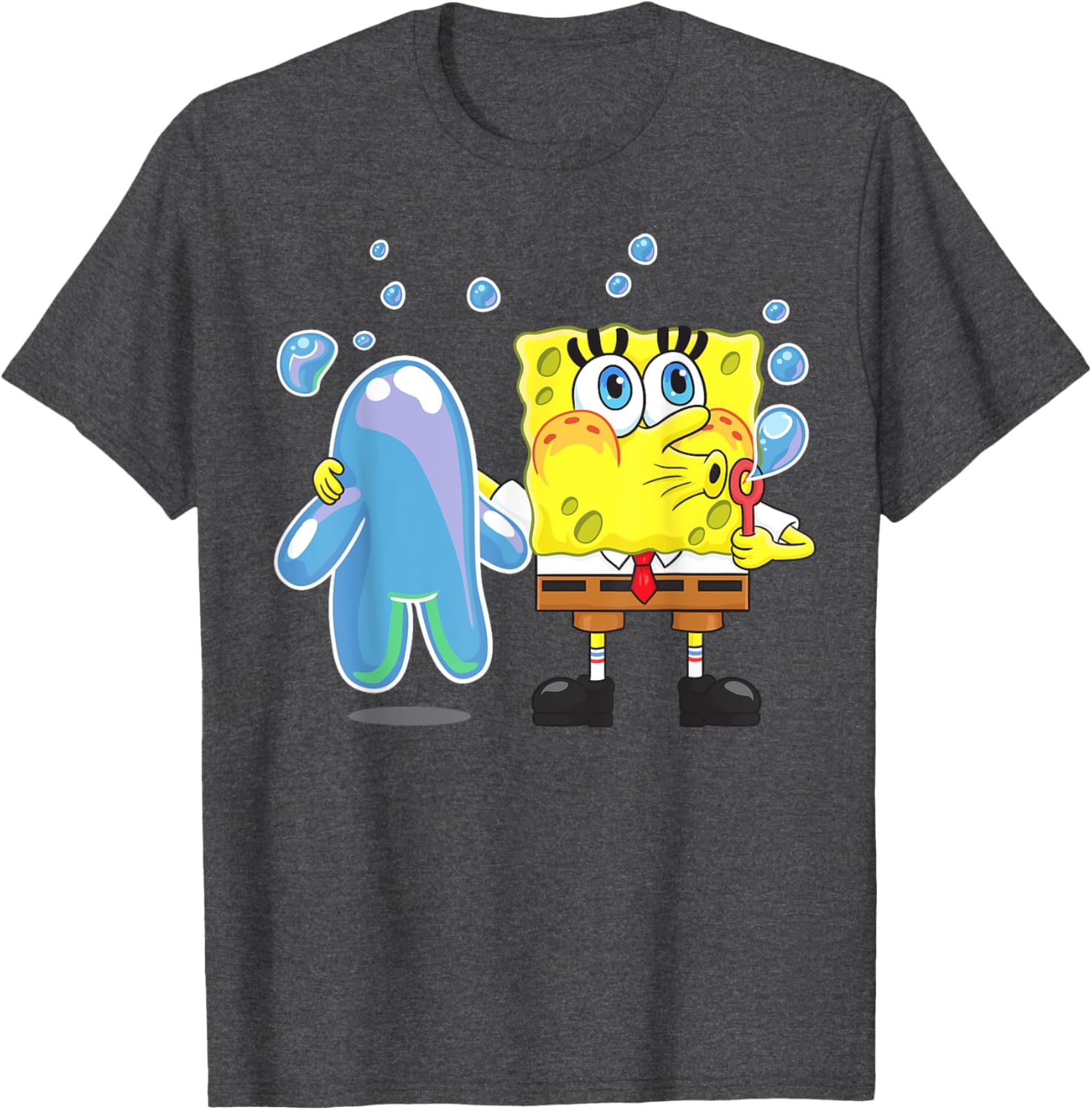 Mademark x SpongeBob SquarePants Bubble Technique T-Shirt for Fun Style - 4