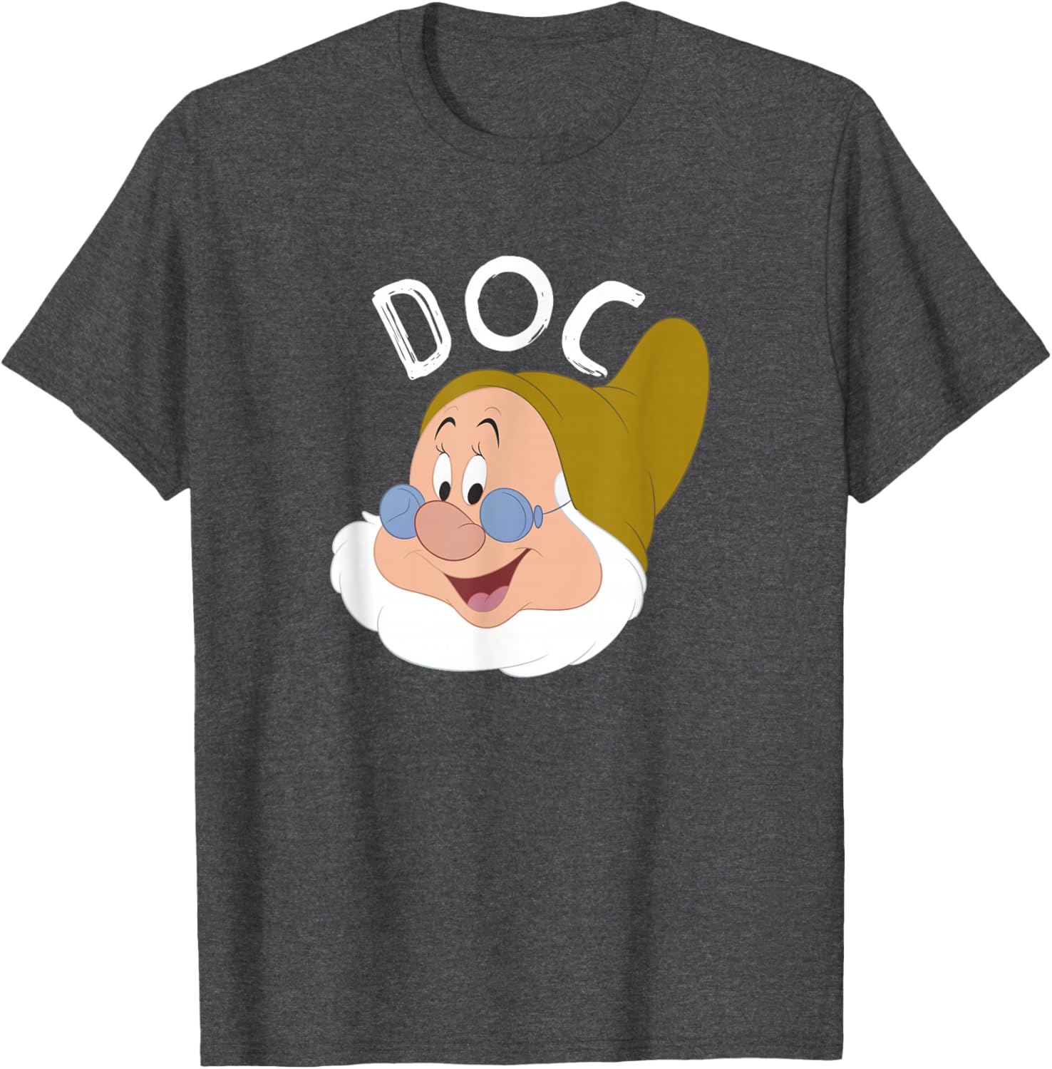 Disney Snow White Doc Face T-Shirt for Kids and Adults - Cute Graphic Tee - 9
