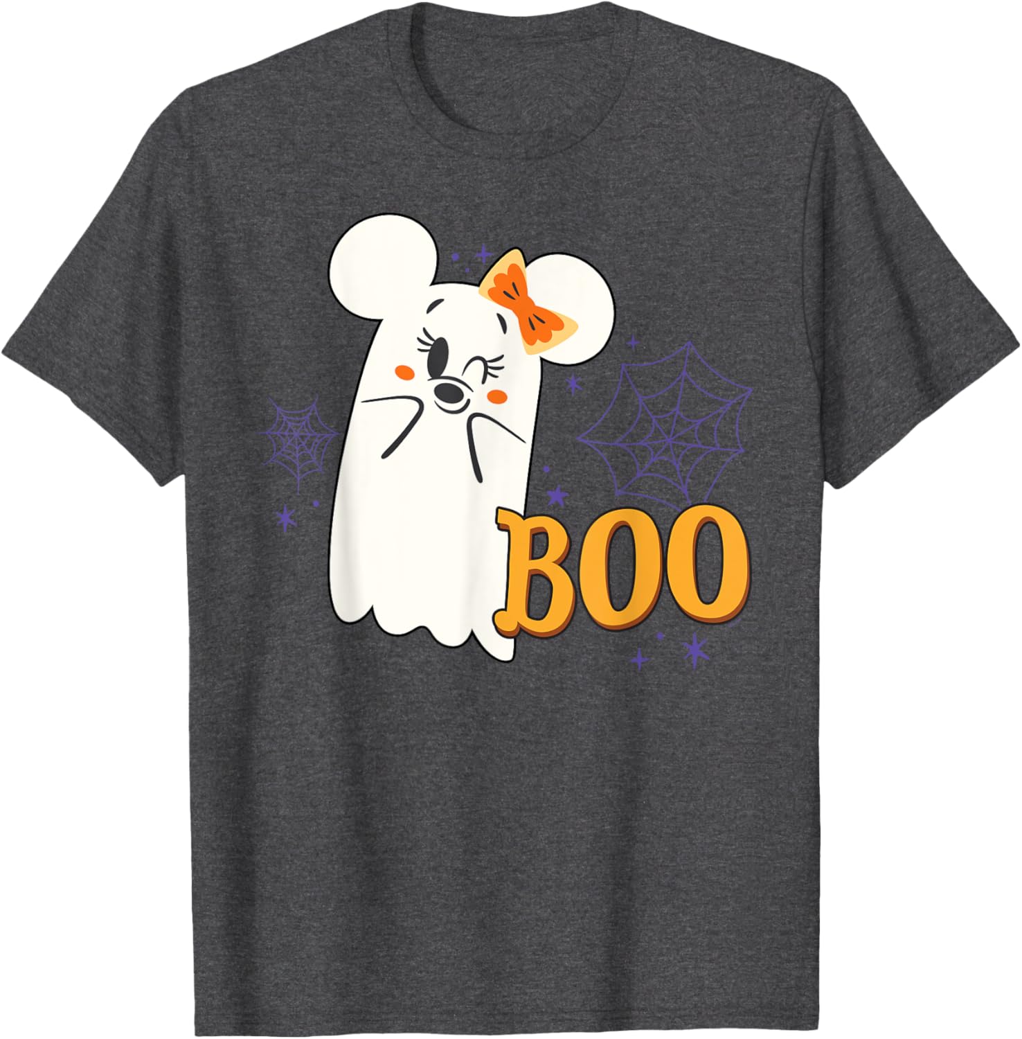 Adorable Disney Minnie Mouse Ghost Halloween T-Shirt for Kids - 13