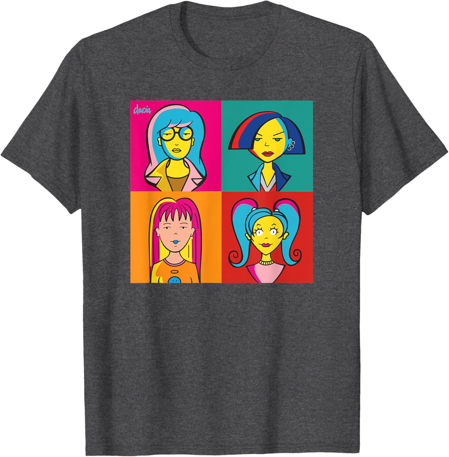 Mademark x Daria Ladies Pop Art T-Shirt - Fun Fashion for Every Occasion - 17