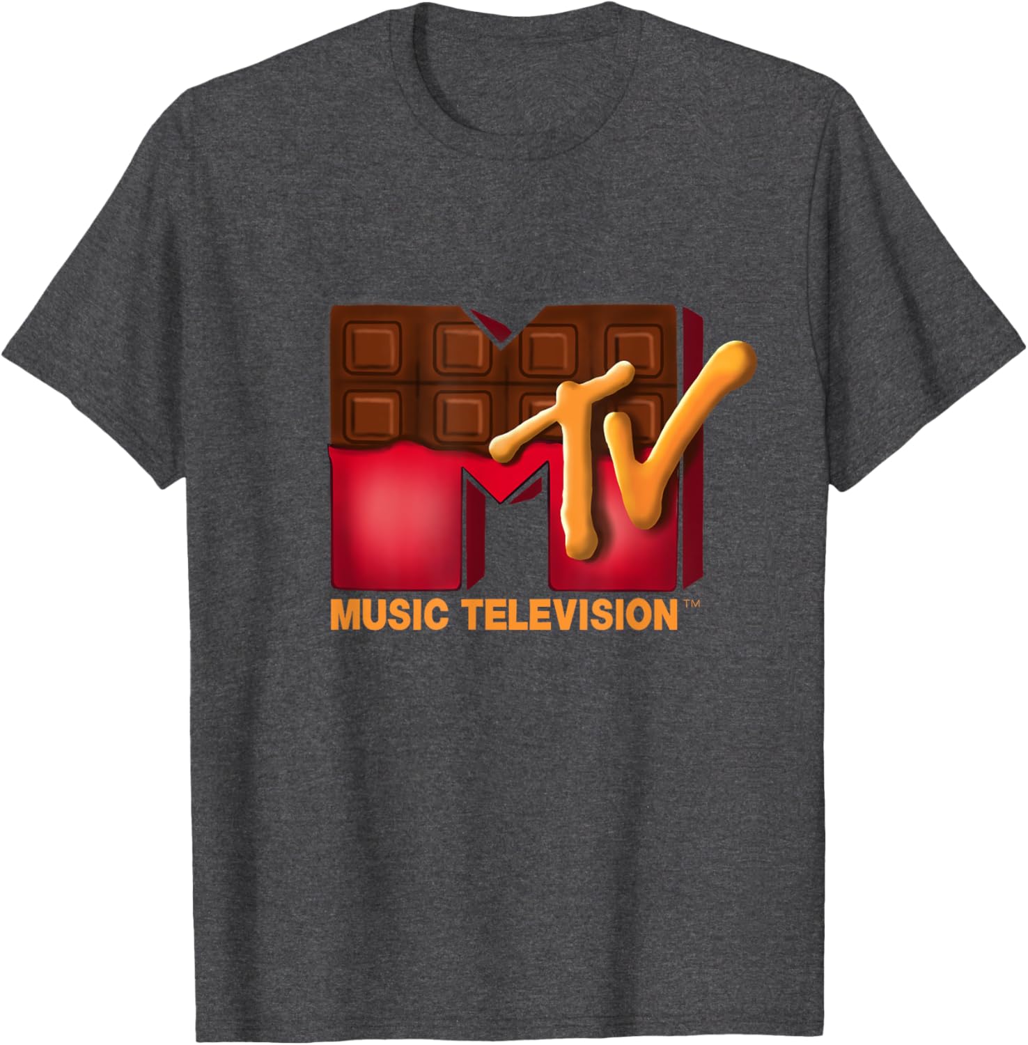 Mademark x MTV T-Shirt featuring Iconic MTV Logo and Chocolate Bar Design - 10