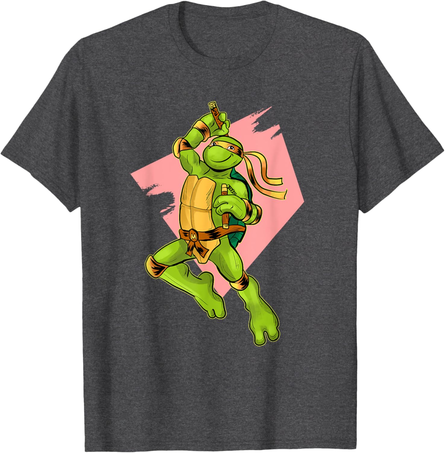 Mademark TMNT Michelangelo Fighting Stance T-Shirt for Fans and Collectors - 5