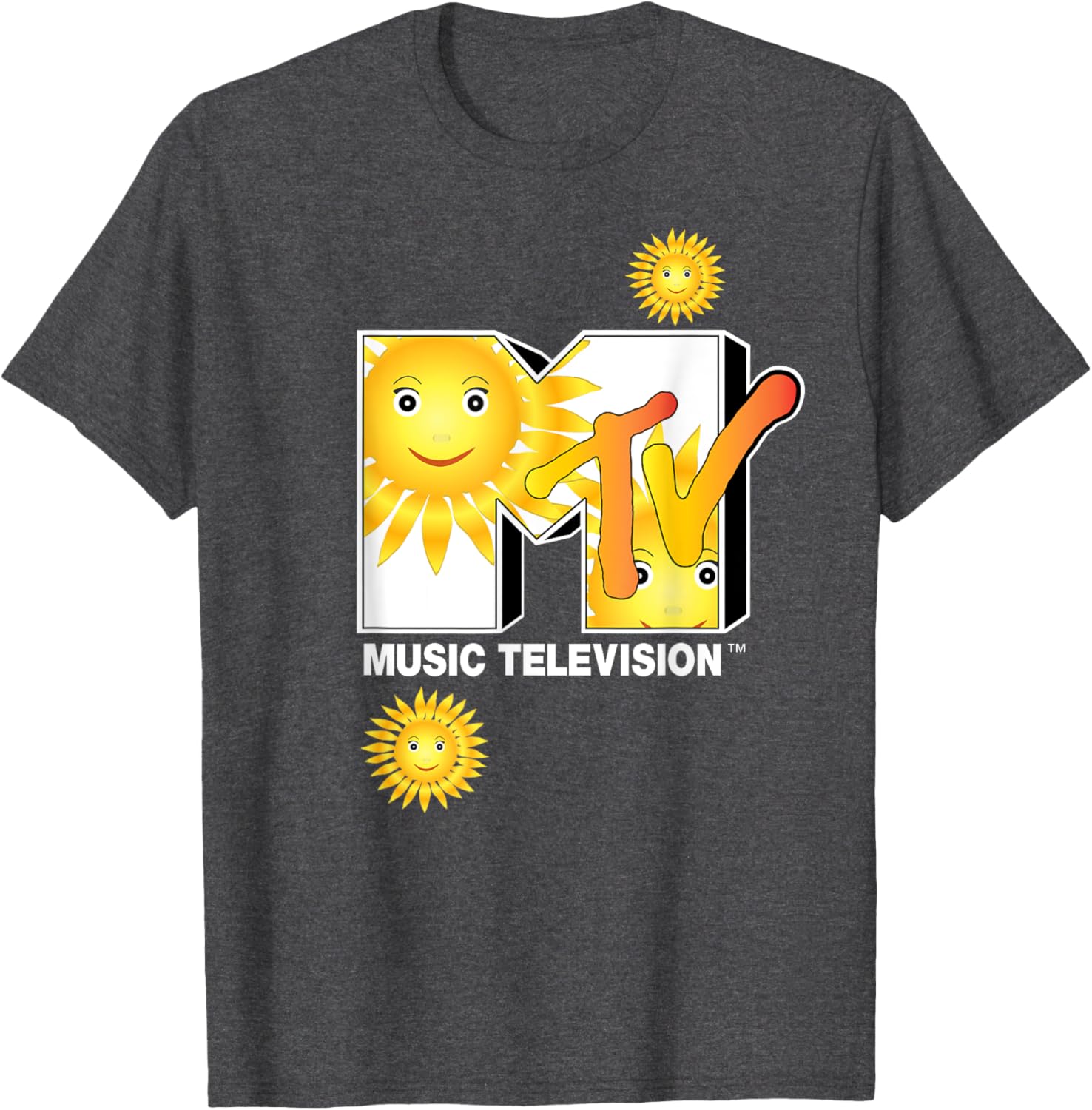 Mademark x MTV Bright Smiling Sun T-Shirt - Fun & Stylish Apparel - 1