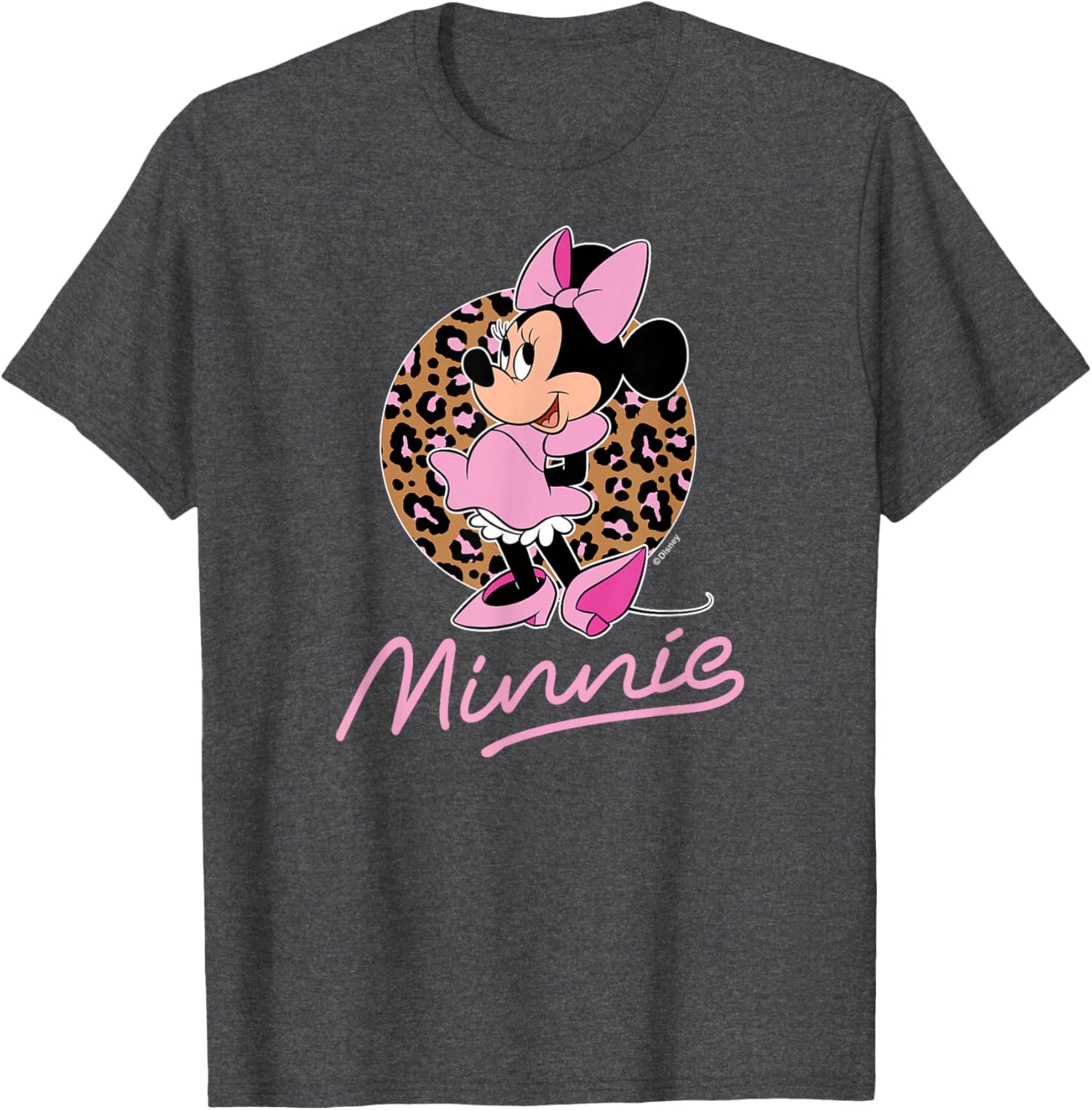 Disney Minnie Leopard Print T-Shirt for Stylish Fans of All Ages - 5