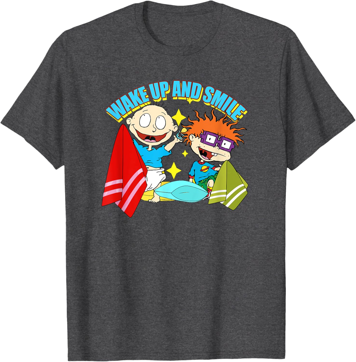 Mademark x Rugrats Tommy and Chuckie Wake Up and Smile T-Shirt for Kids - 5