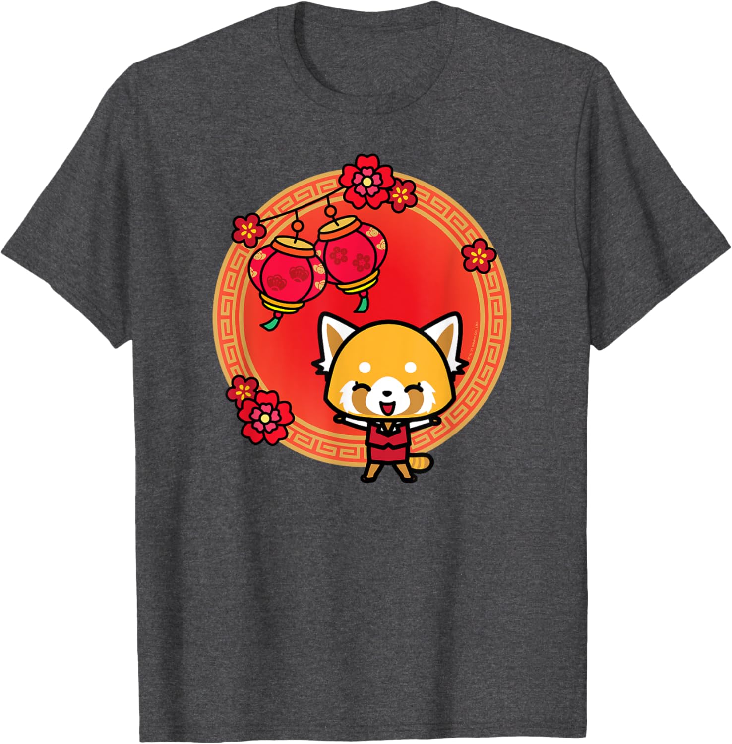 Aggretsuko Lunar New Year T-Shirt Fun Festive Design for Fans - 6