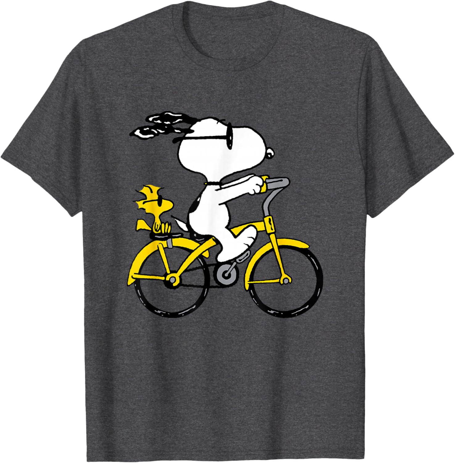 Snoopy and Woodstock Bike Ride T-Shirt for Fun Casual Outfits - 10