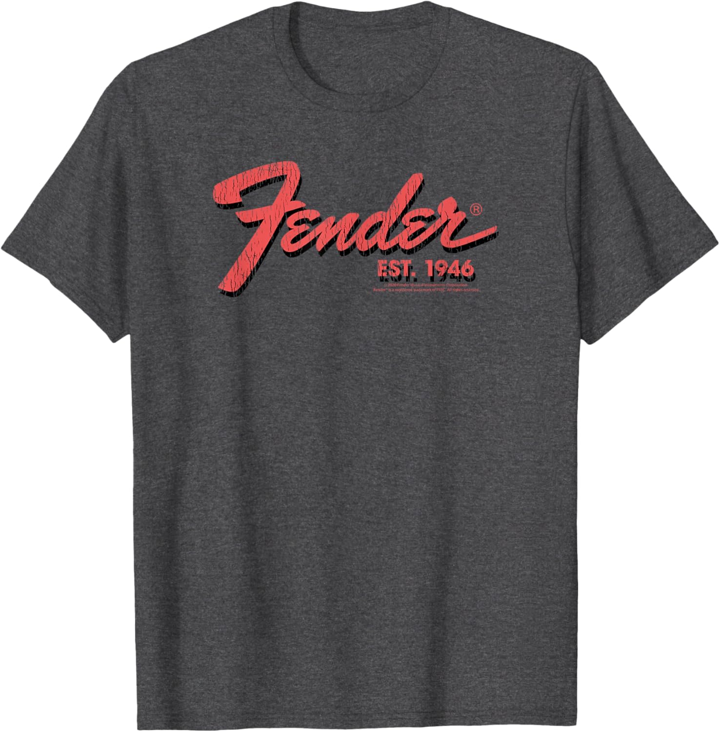 Fender Est. 1946 Classic Centered Logo T-Shirt for Music Lovers - 7