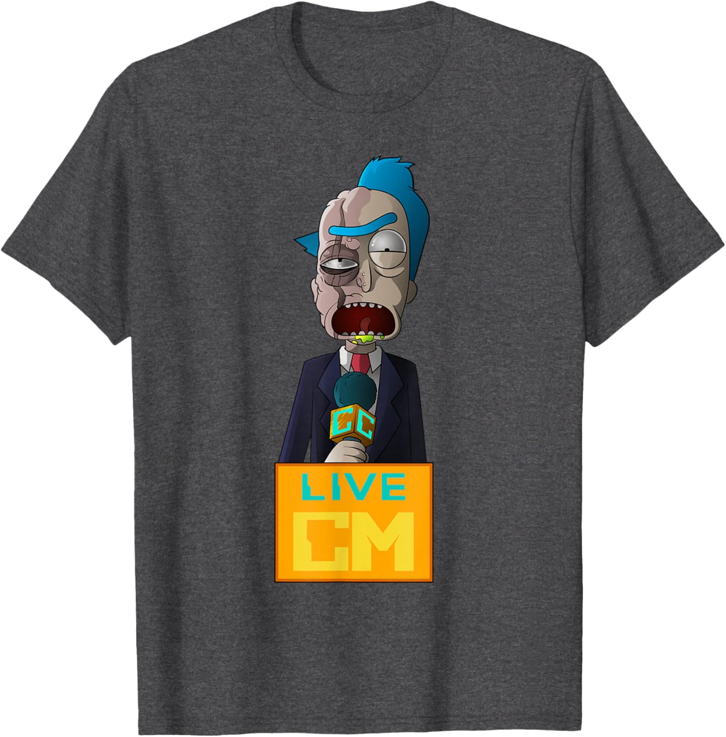 Rick and Morty Reporter Rick 0716-C T-Shirt for Fans and Collectors - 4