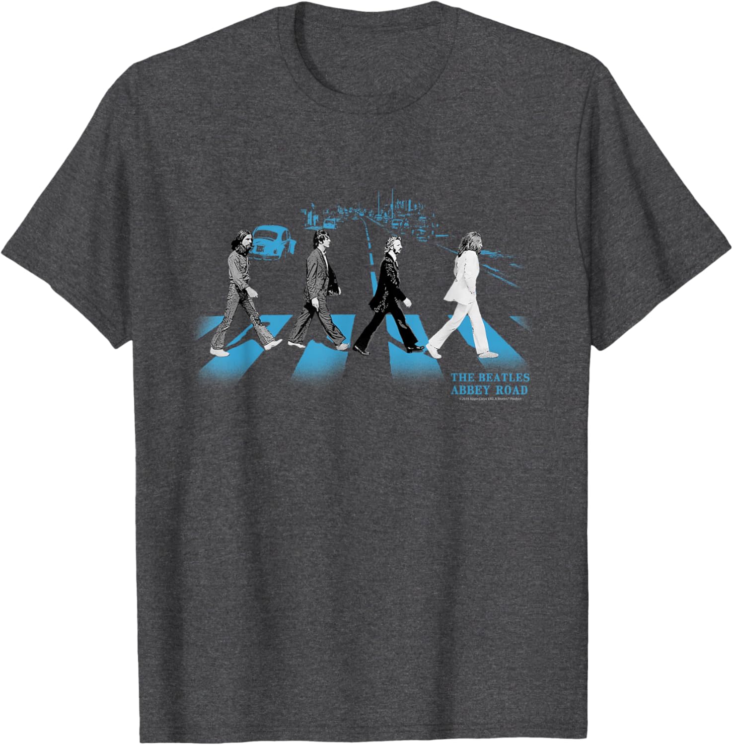 Beatles Abbey Road Street Blues T-Shirt - Stylish Music Apparel for Fans - 1