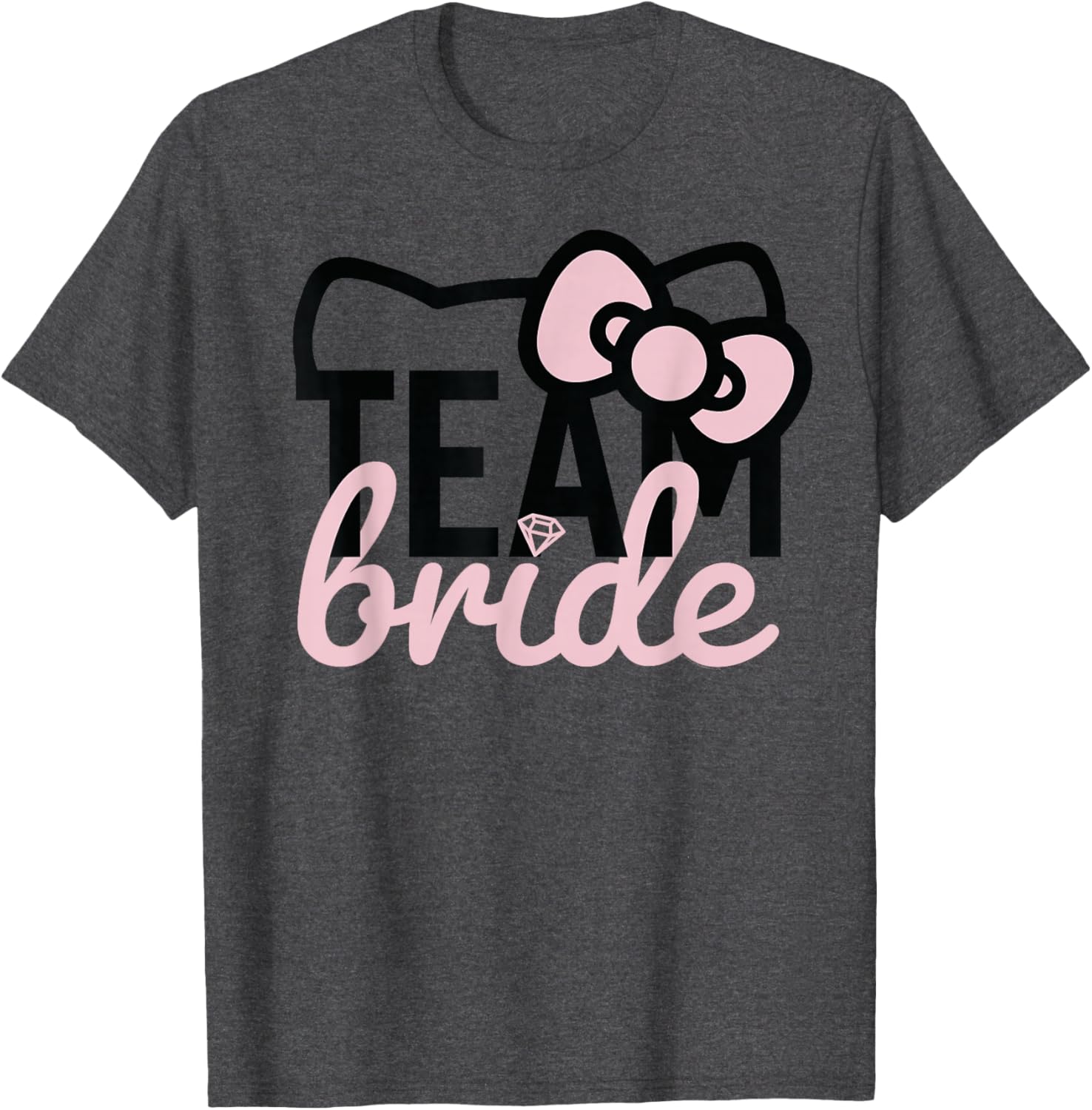 Hello Kitty Team Bride Bridesmaid T-Shirt for Fun Bridal Parties - 9