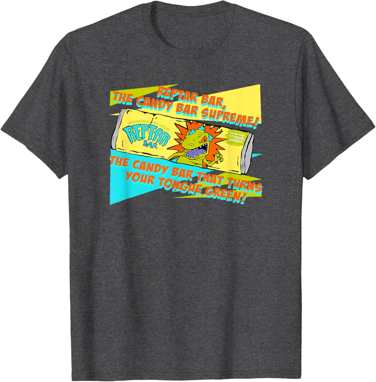 Mademark Rugrats Reptar Bar Candy T-Shirt Fun Retro Kids Apparel - 5