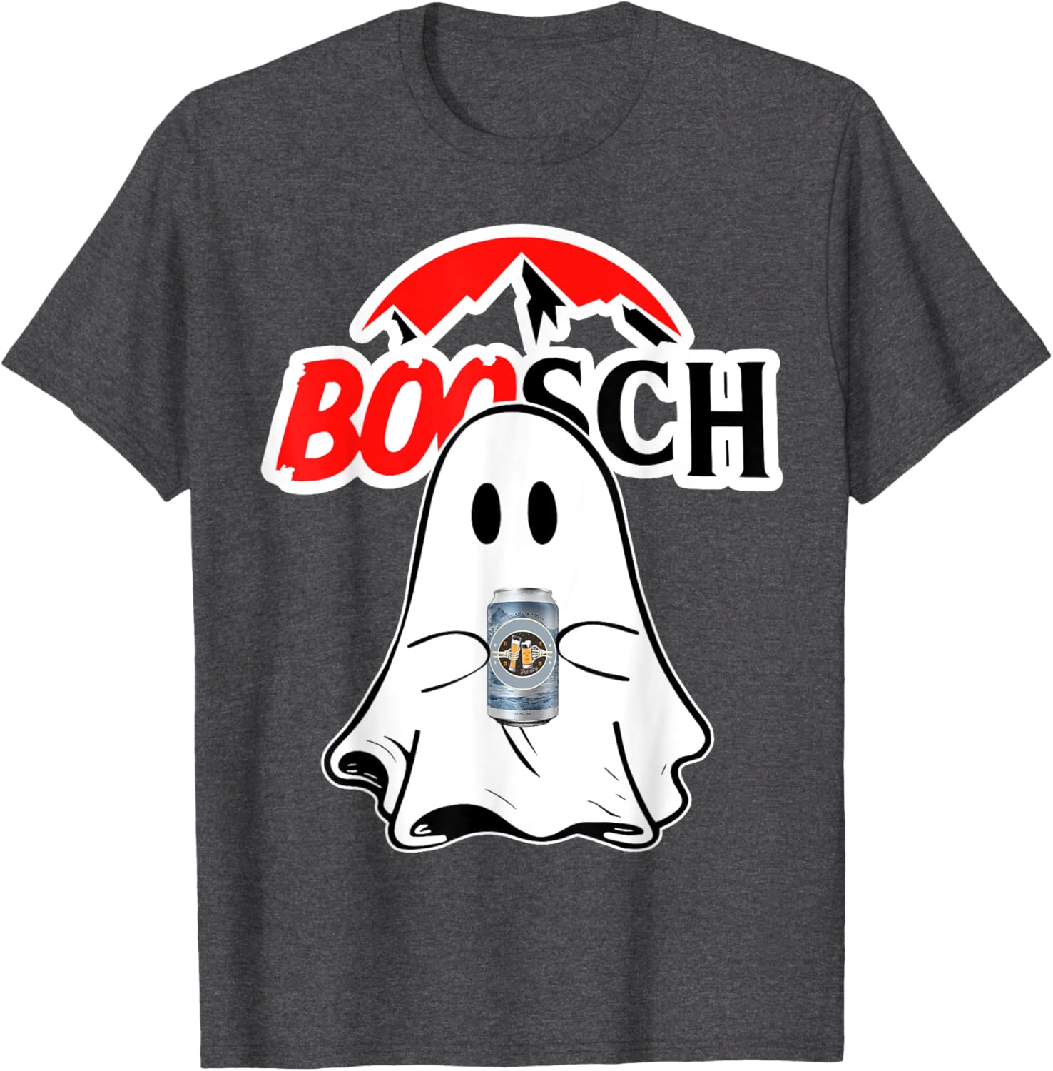 Funny Ghost Beer Drinking T-Shirt for Halloween Party - Unisex Design - 9