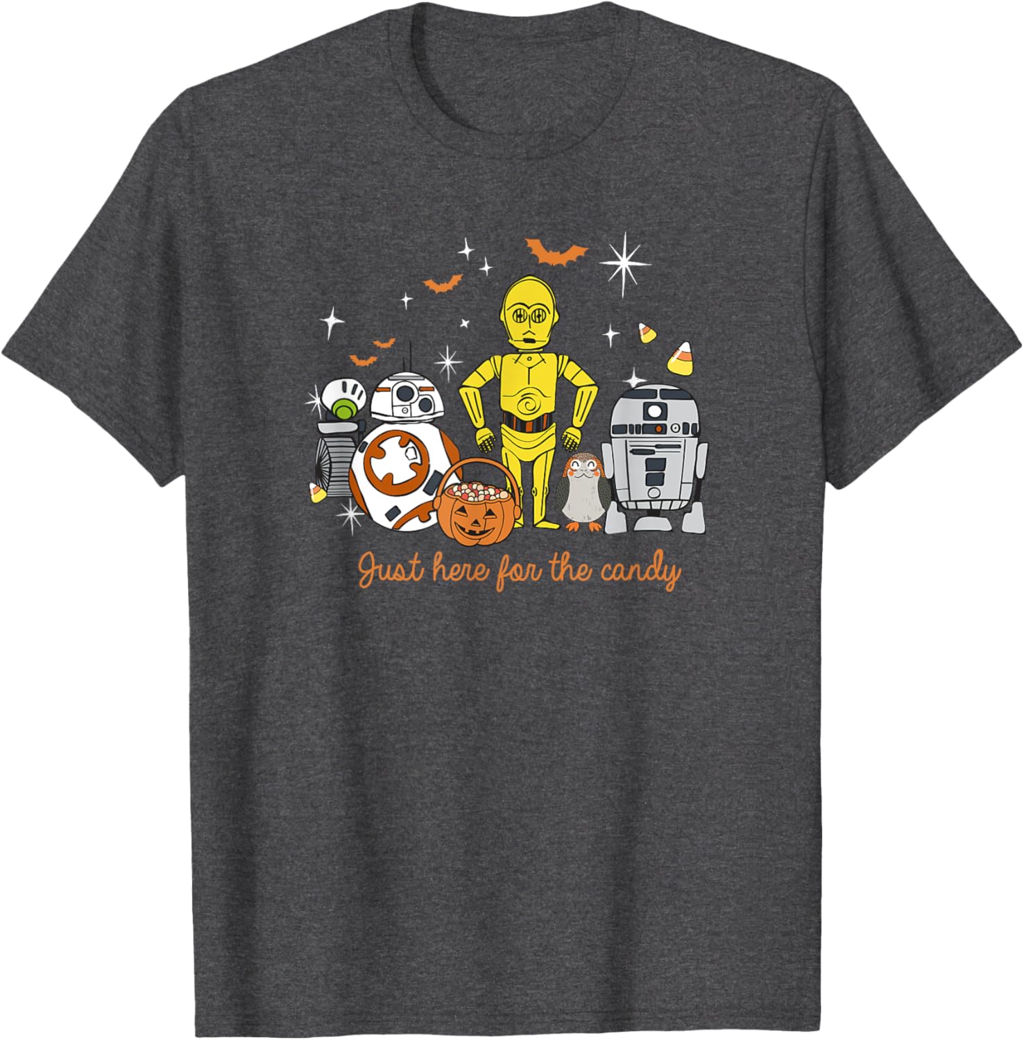 Star Wars Group Shot Halloween T-Shirt Perfect for Candy Collecting Fun - 4