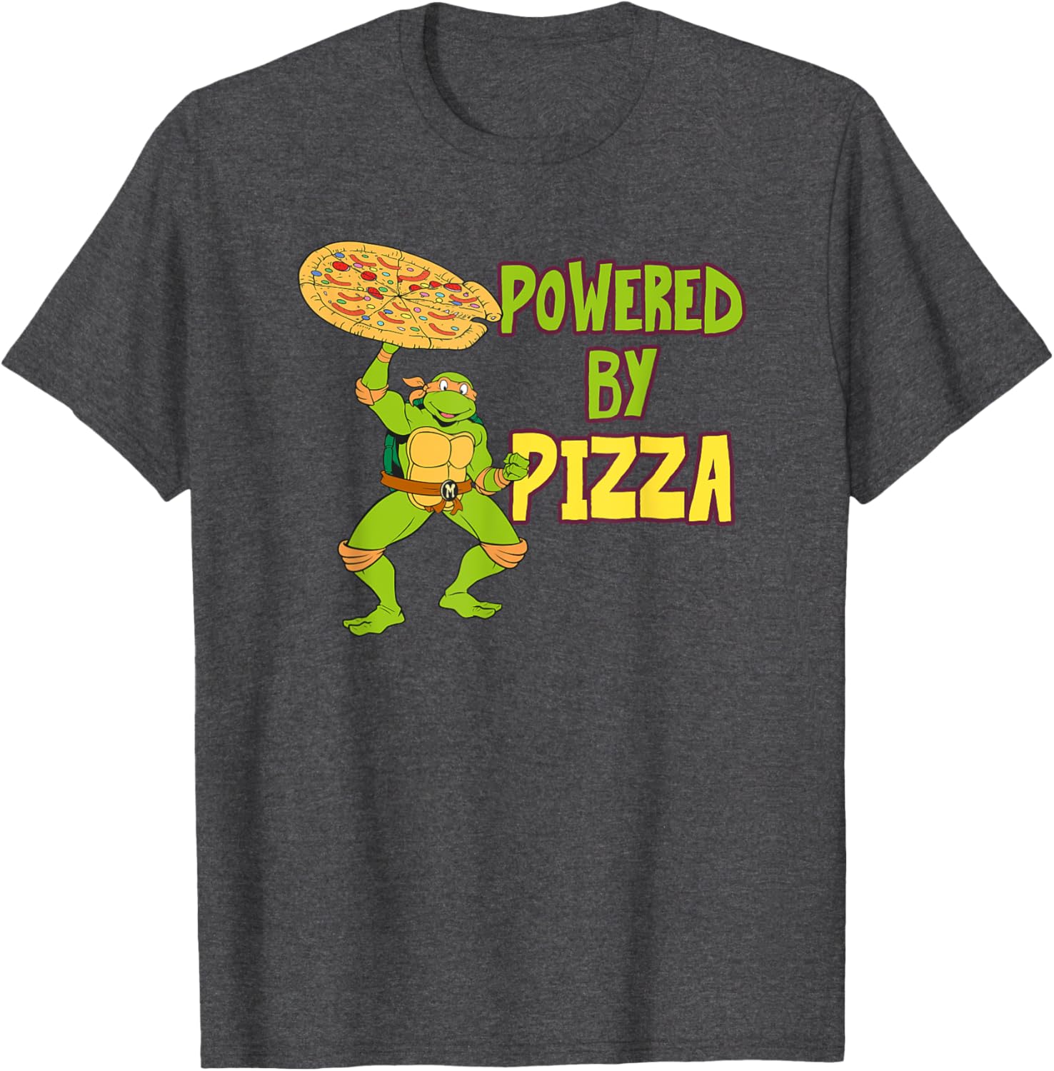 Mademark TMNT Michelangelo Pizza Power T-Shirt - Fun Ninja Turtle Gear - 2