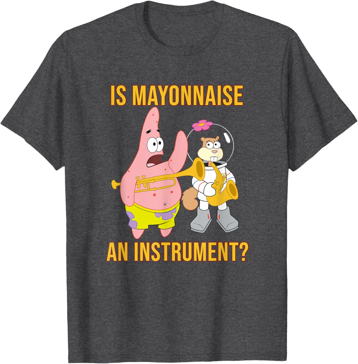 Mademark x SpongeBob SquarePants Mayonnaise Instrument T-Shirt for Fans - 3