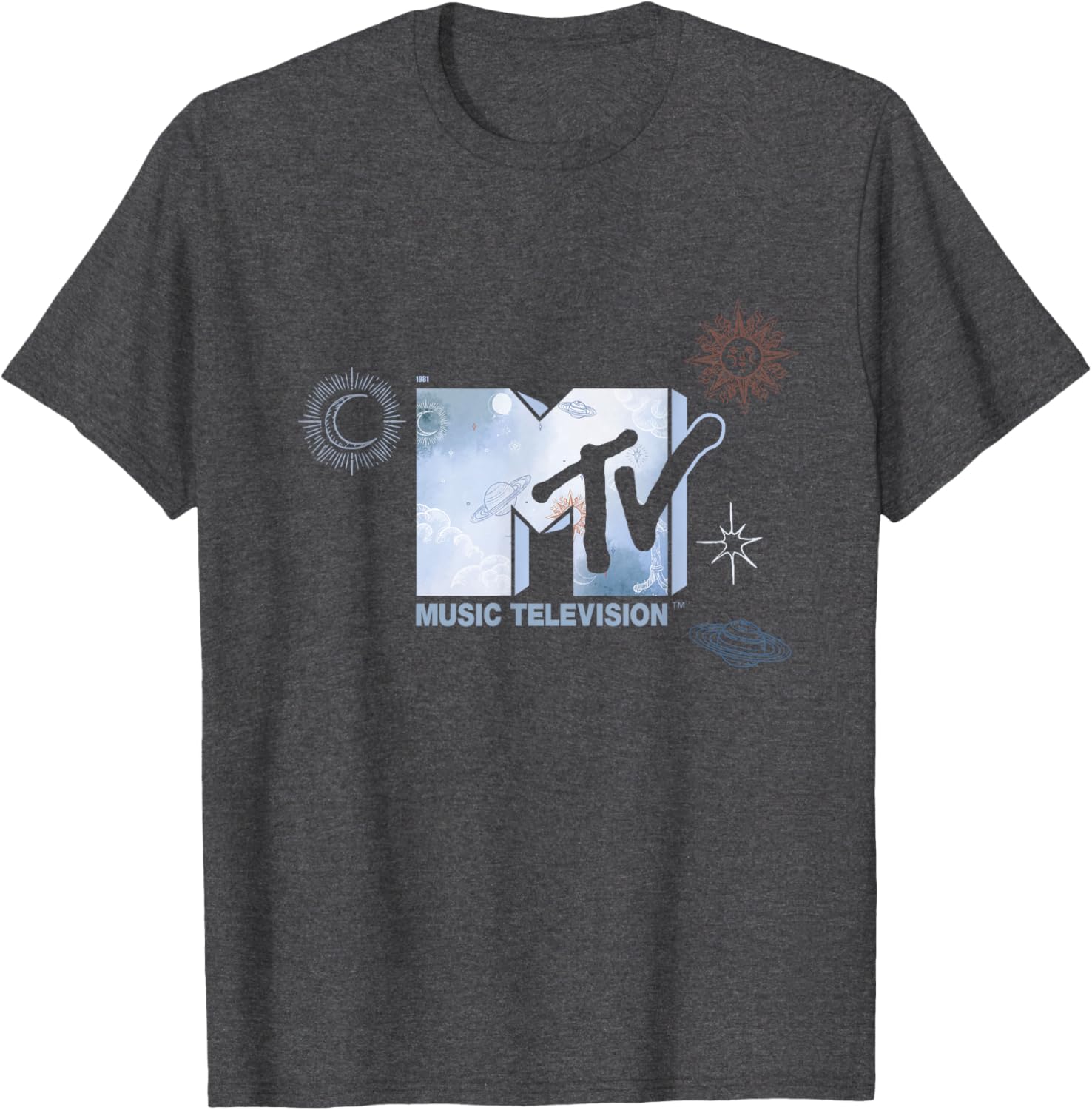 Mademark x MTV Official 1981 Hand Painted Sky T-Shirt for Music Lovers - 11