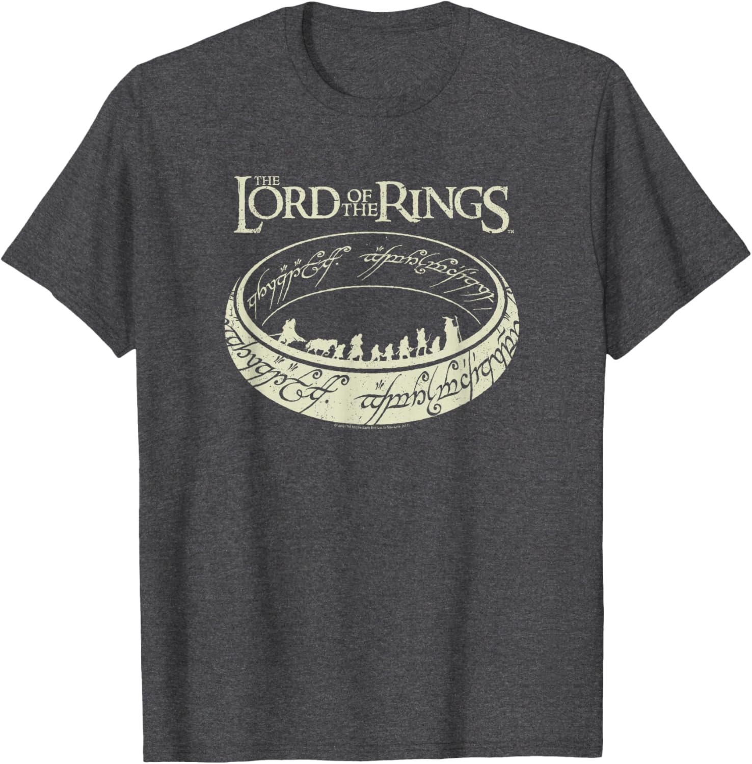 The Lord of the Rings Journey Ring Graphic T-Shirt for Fans - 7