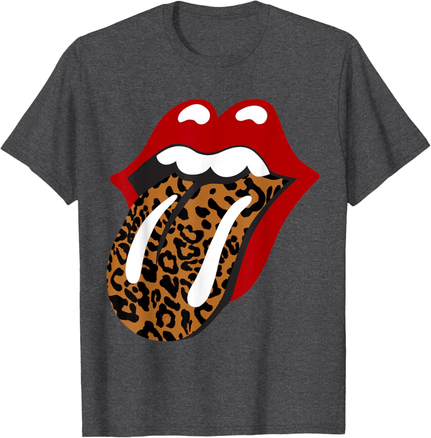 Rolling Stones Leopard Tongue T-Shirt for Classic Rock Fans - 4