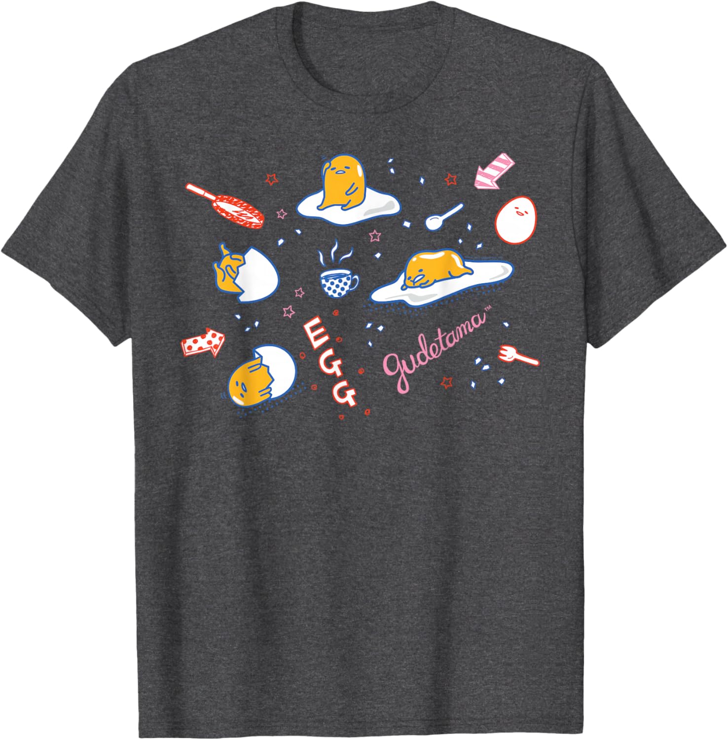 Gudetama Doodle T-Shirt Cute & Comfy for Fans of Lazy Egg Design - 14