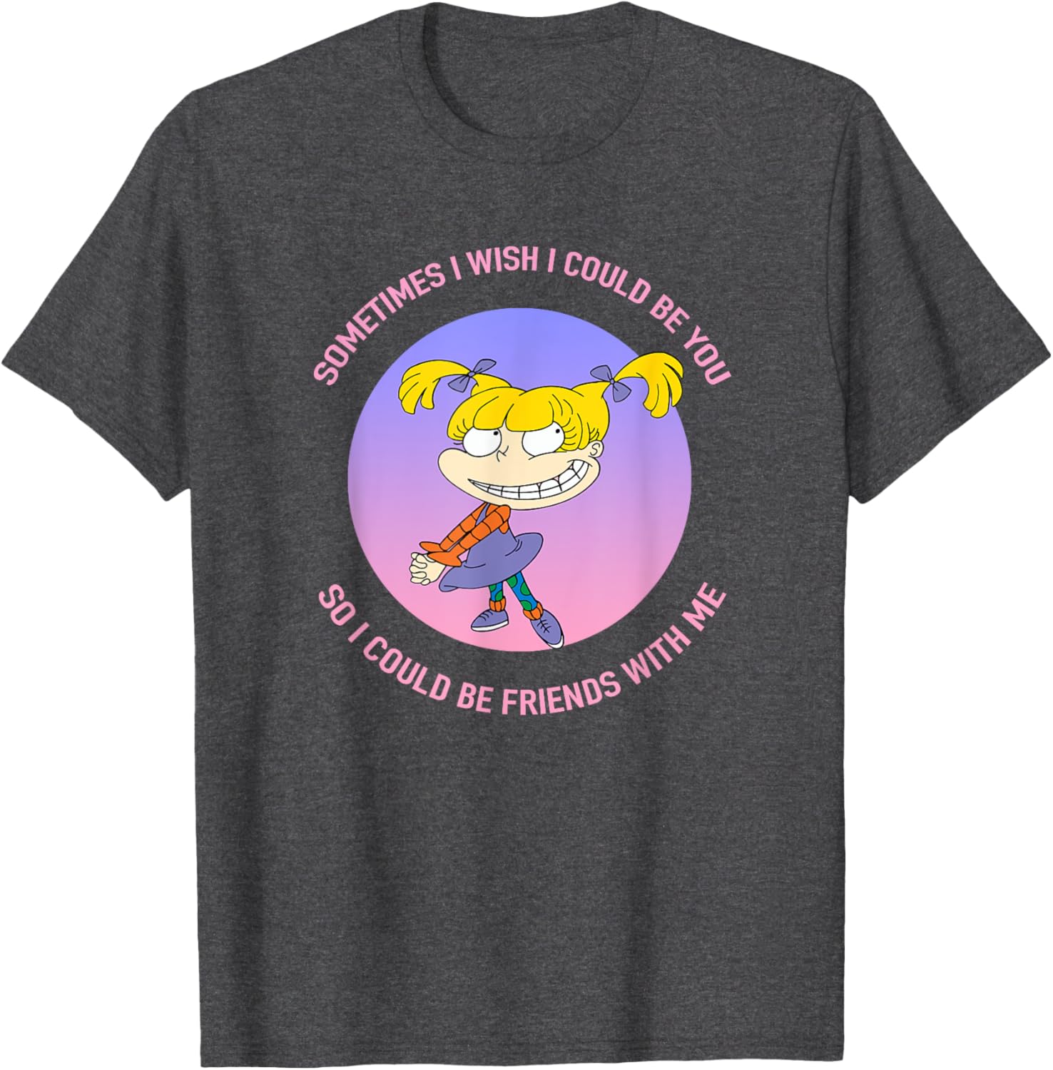 Mademark Rugrats Angelica Sometimes I Wish T-Shirt for Fans and Collectors - 2
