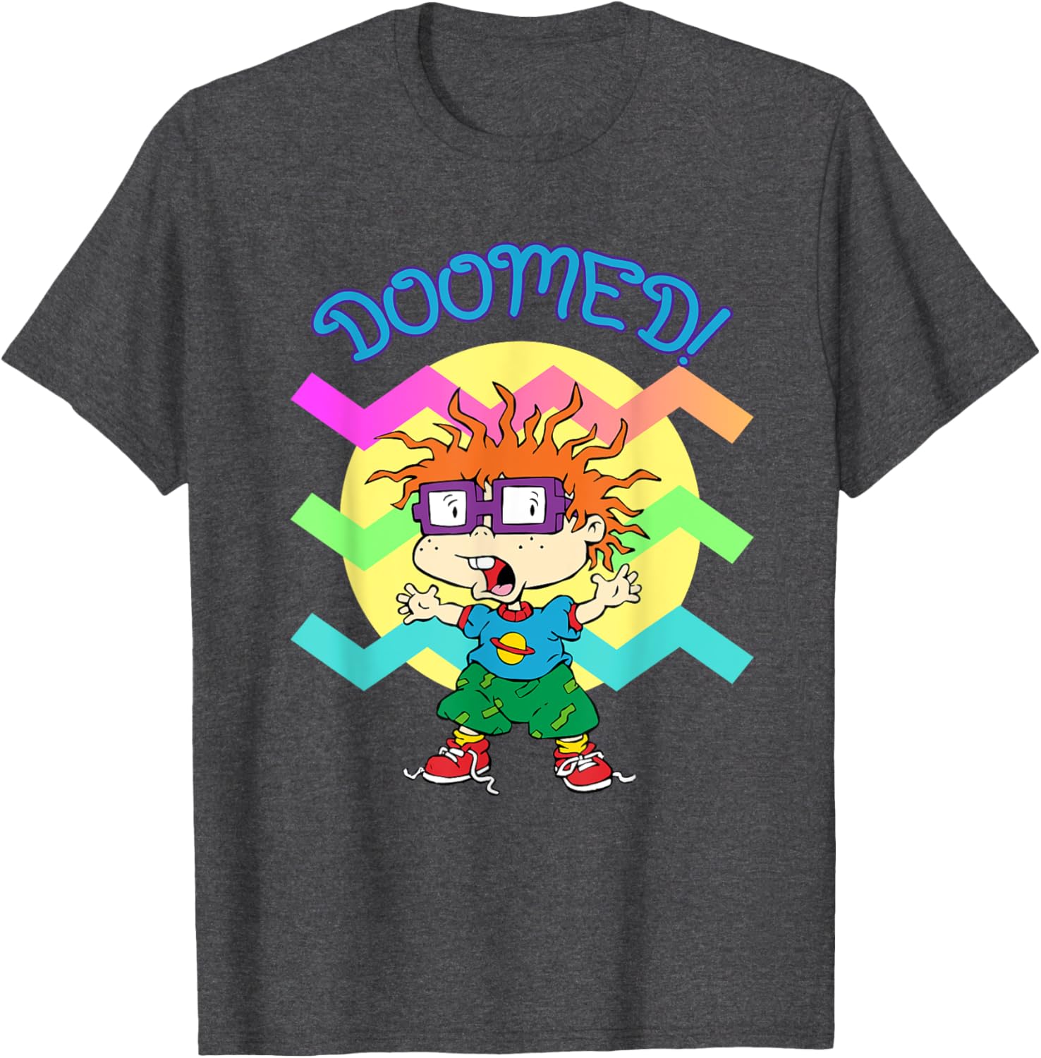 Mademark x Rugrats Chuckie We're Doomed T-Shirt for Kids and Fans - 2