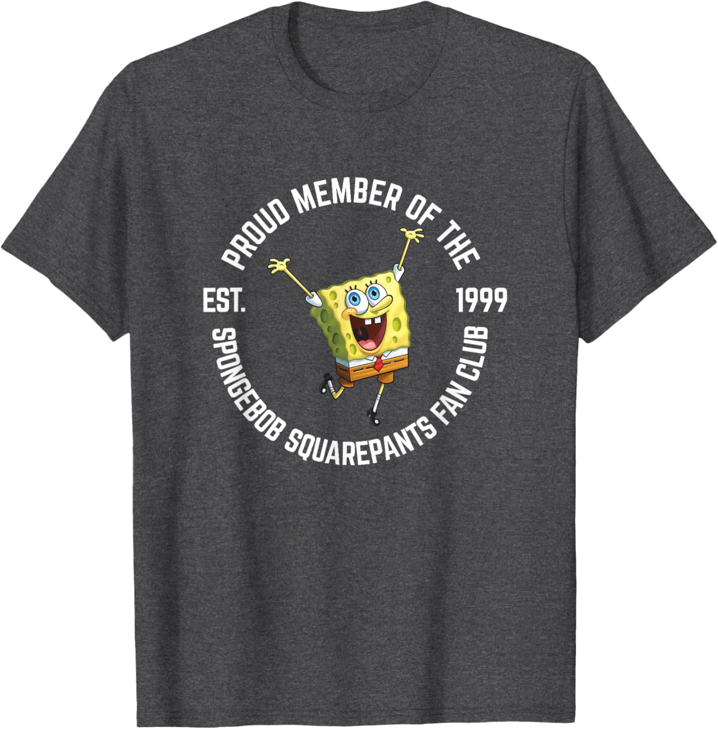 Mademark SpongeBob SquarePants Fan Club T-Shirt for Fun Lovers - 4