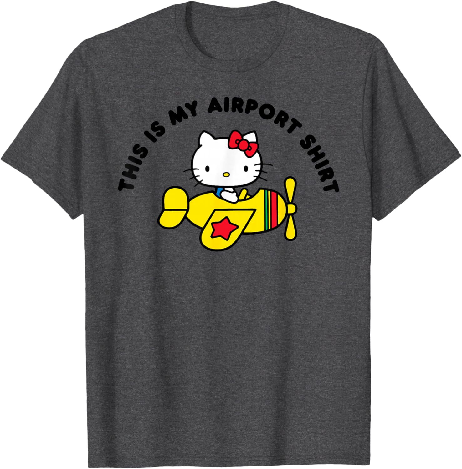 Hello Kitty Airport Tee Shirt Cute Graphic Top for Fans and Travel Lovers - 5