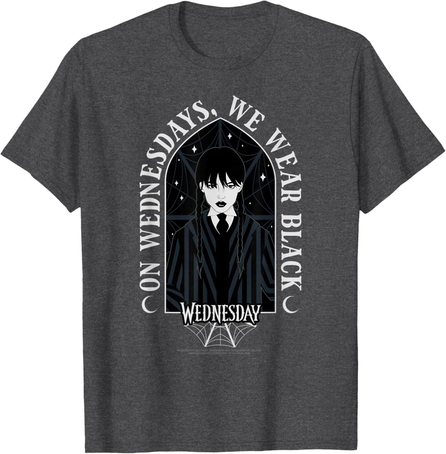 Wednesday On Wednesdays We Wear Black Goth T-Shirt for Stylish Looks - 9