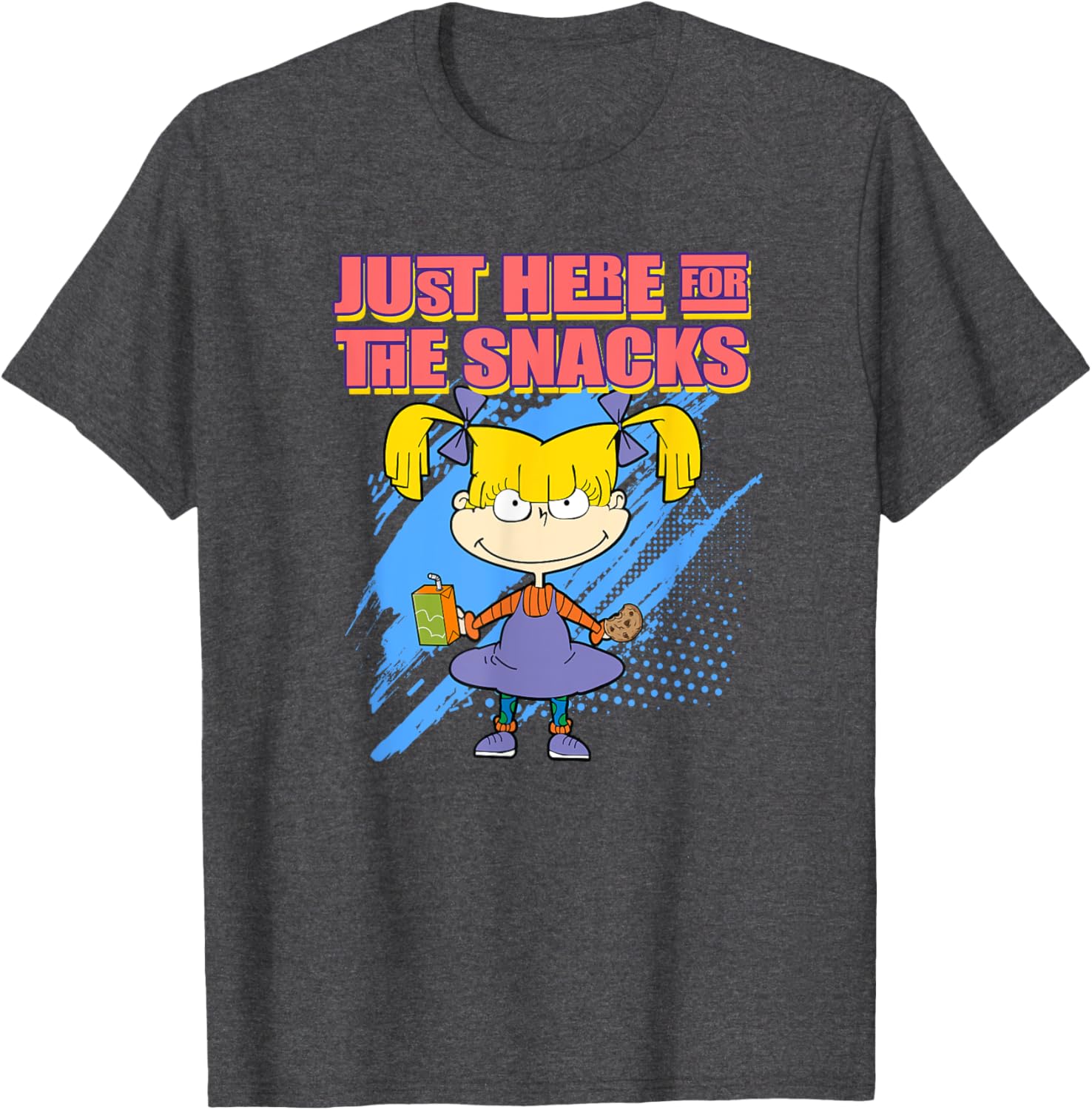 Mademark x Rugrats Angelica T-Shirt Just Here for the Snacks Apparel - 1