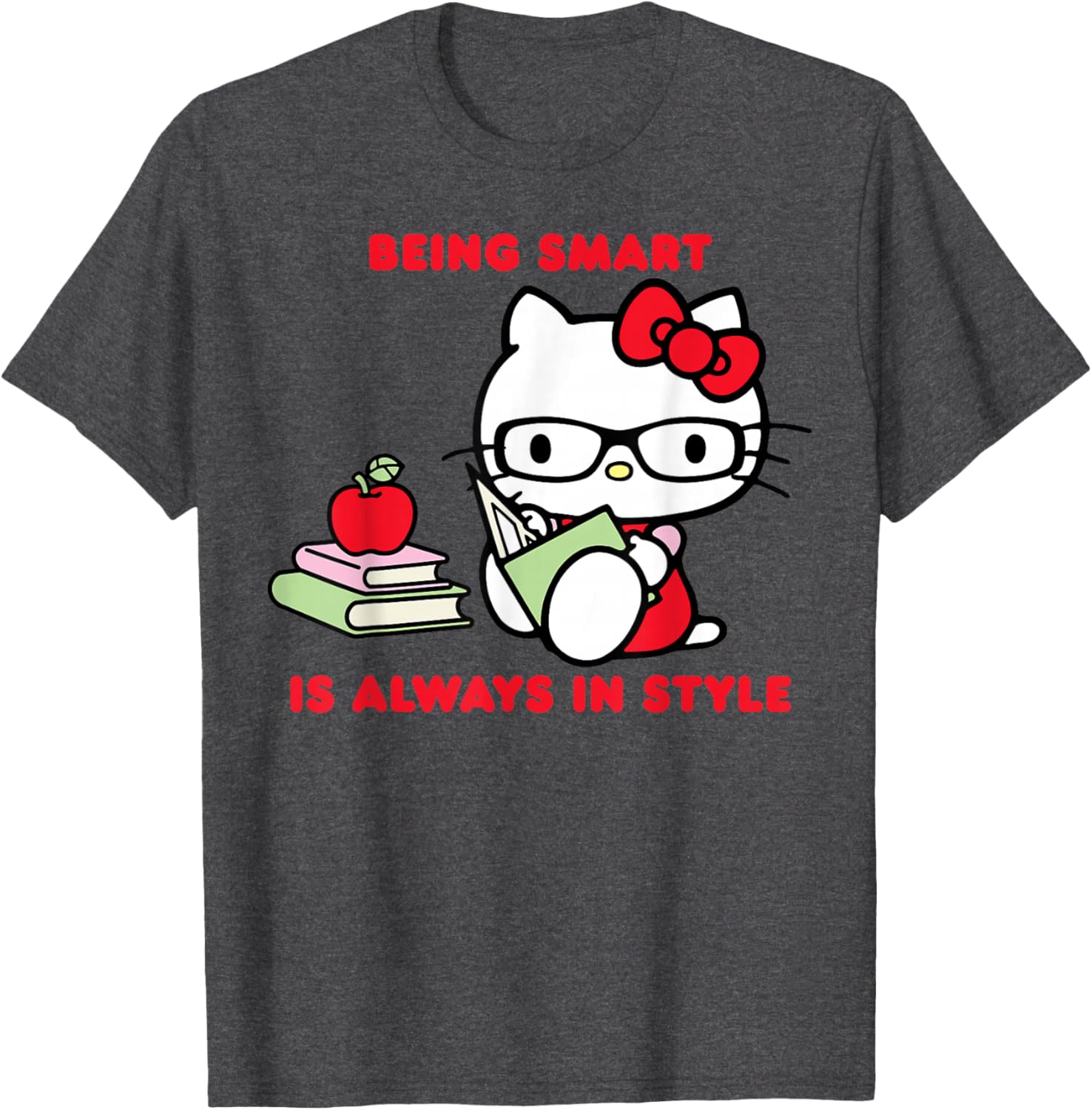 Hello Kitty Smart Is Always In Style Student T-Shirt for Kids - 11
