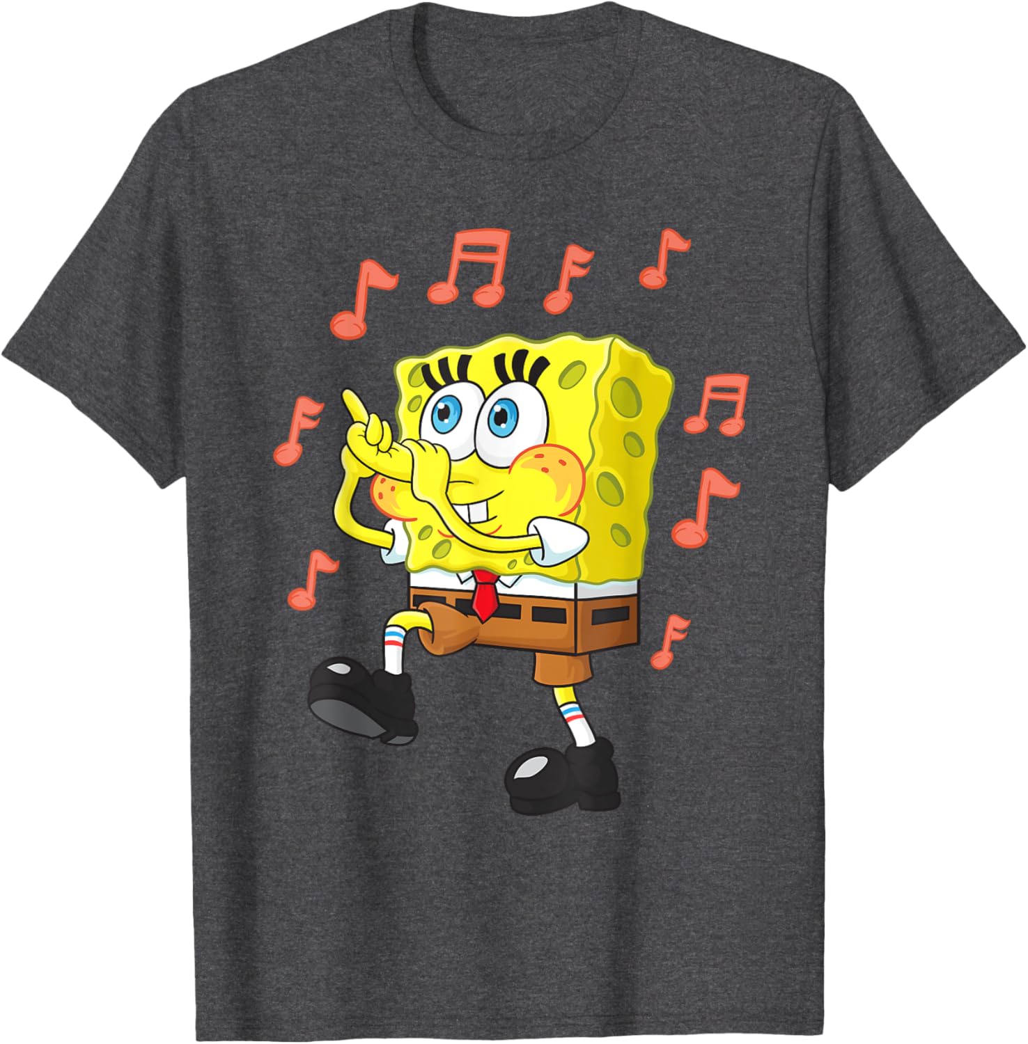 Mademark SpongeBob SquarePants Nose Flute T-Shirt for Fun Fans - 3