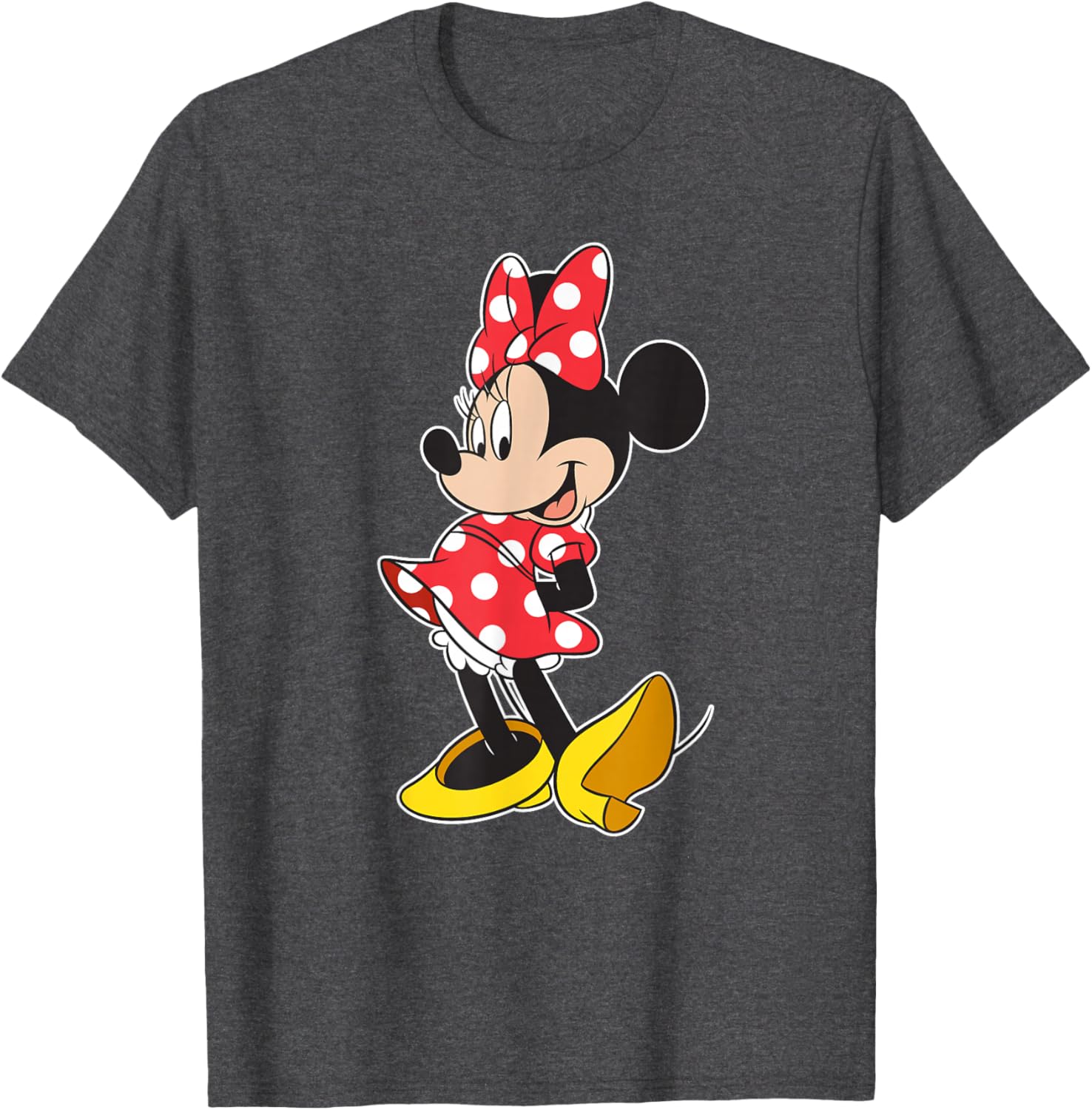 Cute Disney Minnie Mouse Classic Pose T-Shirt for Kids and Adults - 14