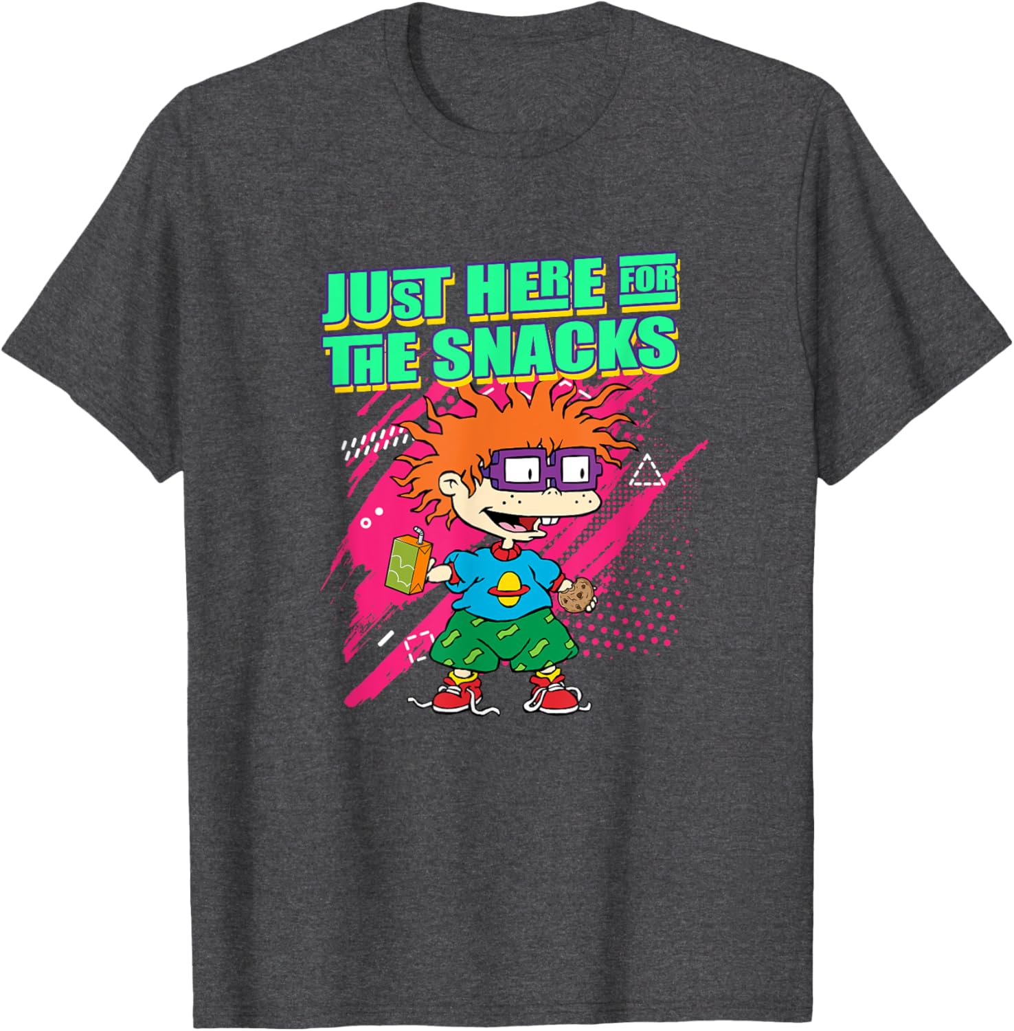 Mademark Rugrats Chuckie Snack T-Shirt for Fun Fashion Lovers - 4