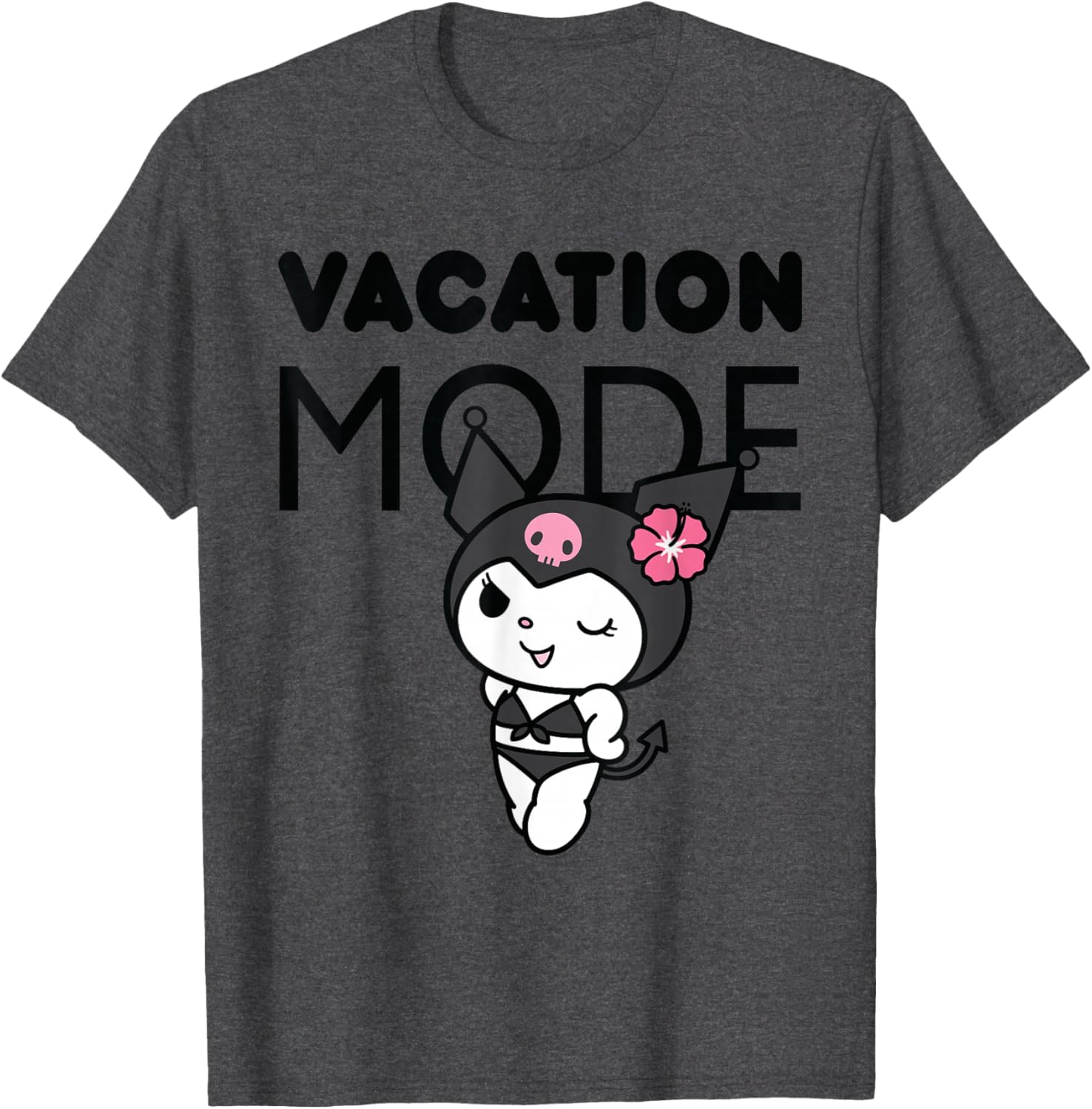 Kuromi Vacation Mode T-Shirt for Fun Summer Outfits and Casual Style - 16