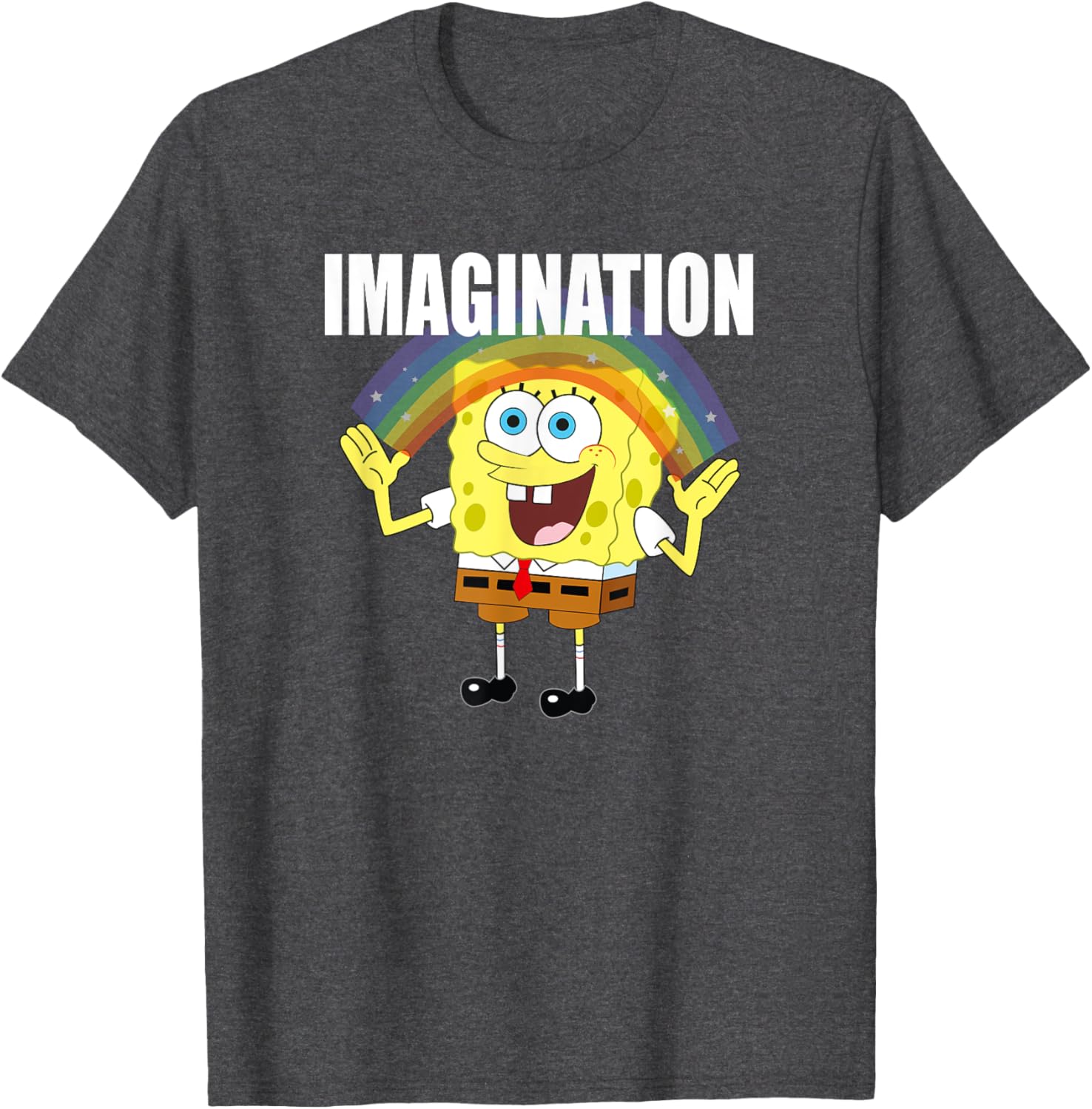 Mademark x SpongeBob SquarePants Rainbow Imagination T-Shirt for Fun Style - 14