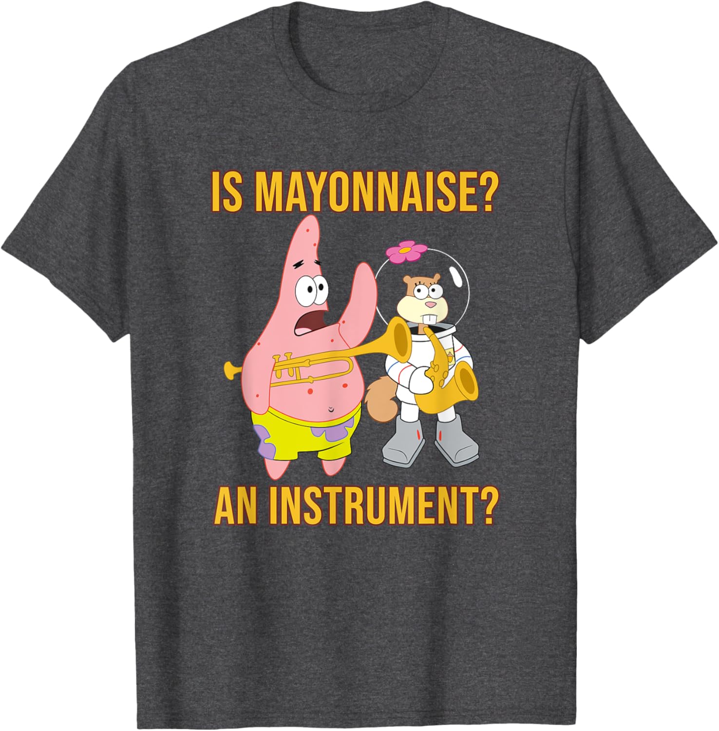 Mademark x SpongeBob Patrick & Sandy Mayonnaise Instrument T-Shirt - 12