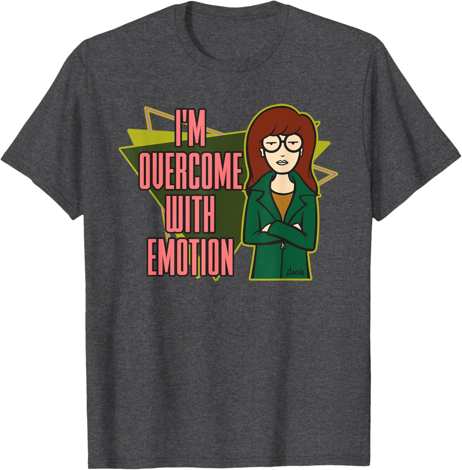 Mademark x Daria Emotion Graphic T-Shirt for Trendy Casual Style - 2