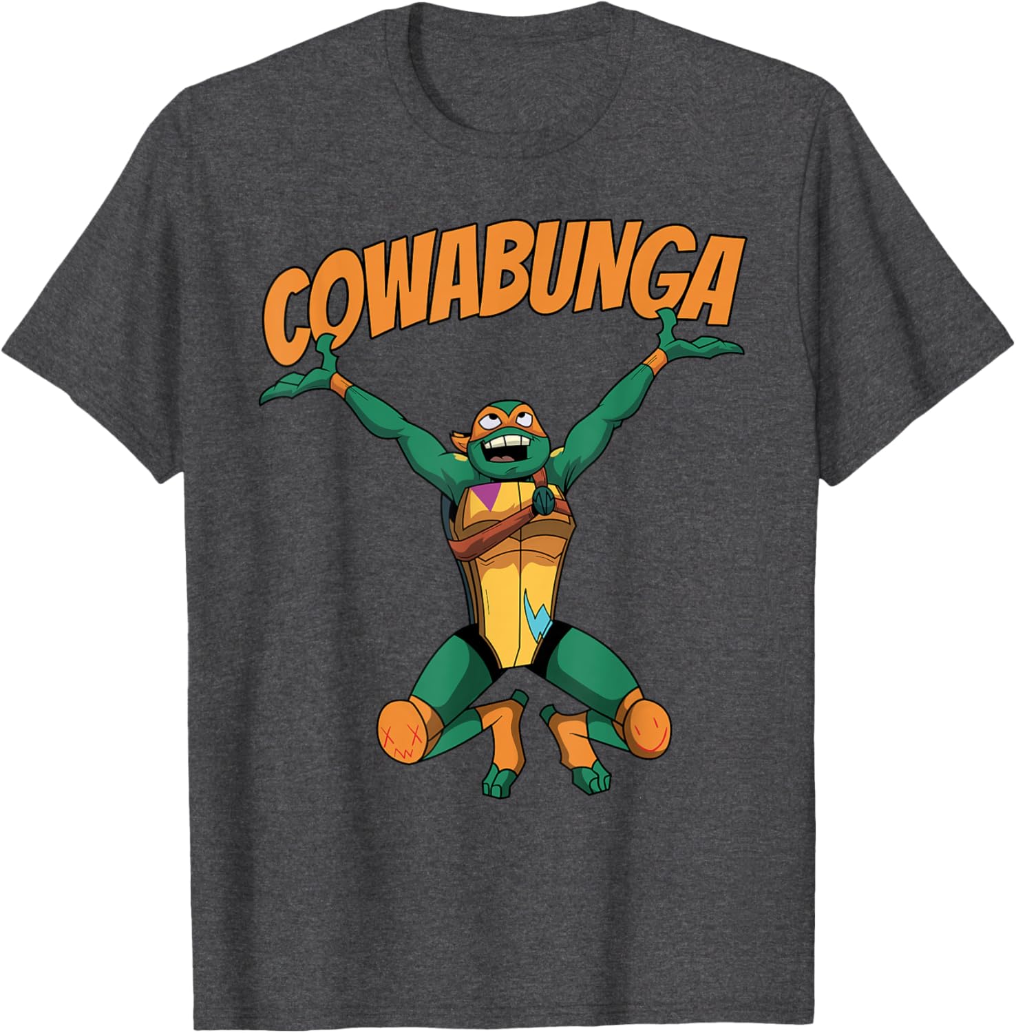 Mademark Teenage Mutant Ninja Turtles Mikey Cowabunga T-Shirt for Kids - 15