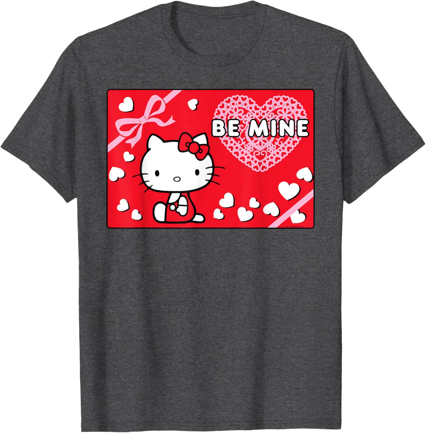 Cute Hello Kitty Valentine's Day Be Mine T-Shirt for Kids and Adults - 11