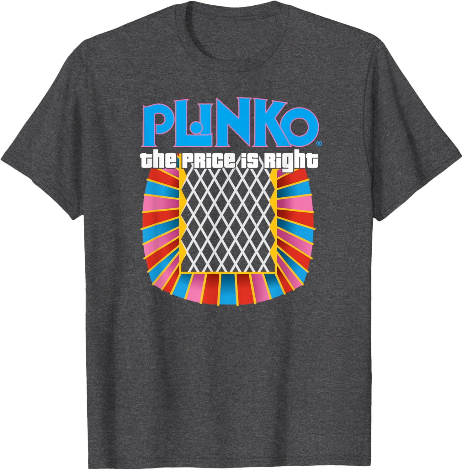 Price is Right Unisex Adults Black Plinko T-Shirt for Fun Game Lovers - 8